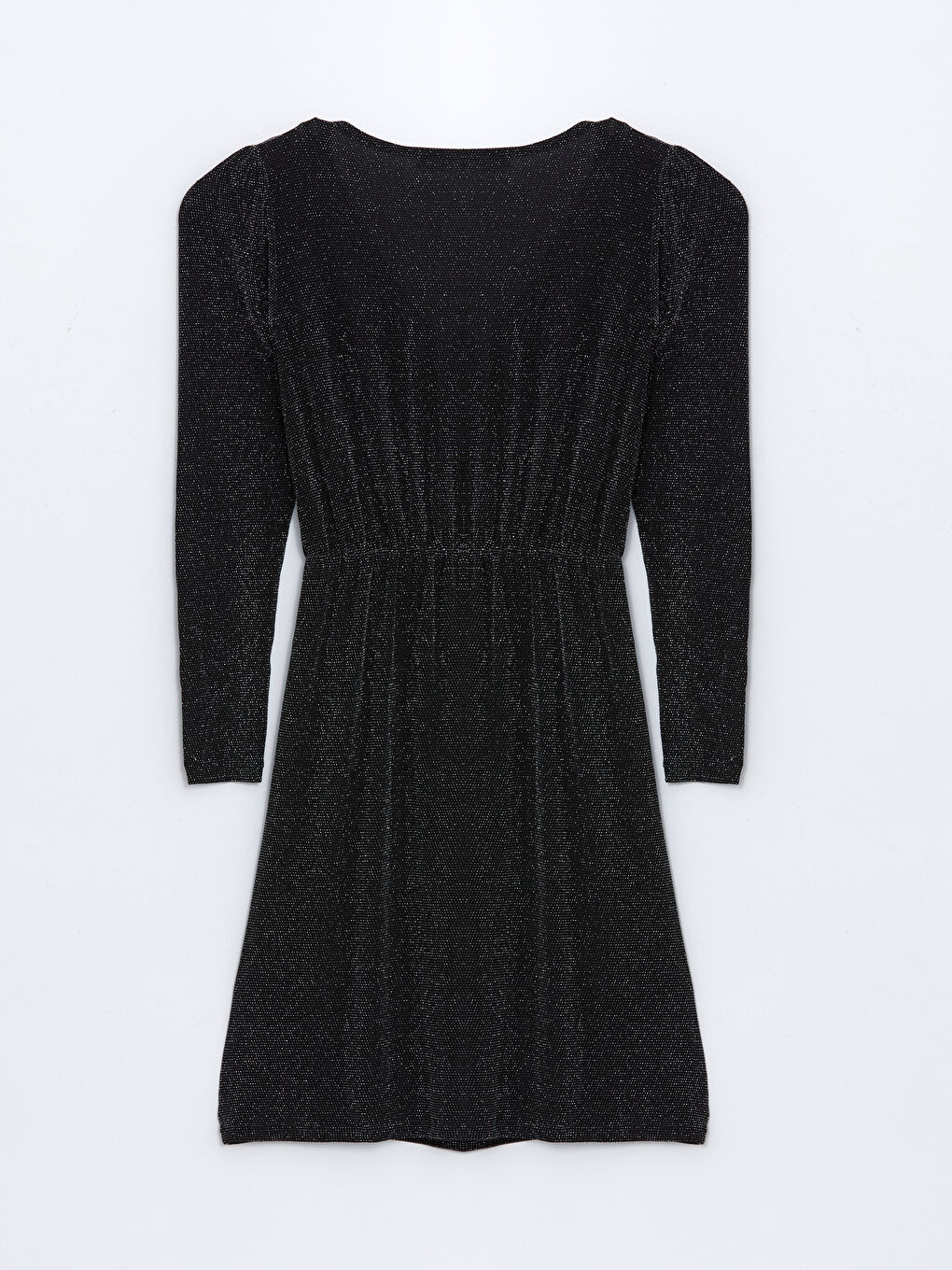 LCWAIKIKI Classic Double Breasted Collar Shiny Look Long Sleeve Women's Dress -W4GE74Z8-CVL