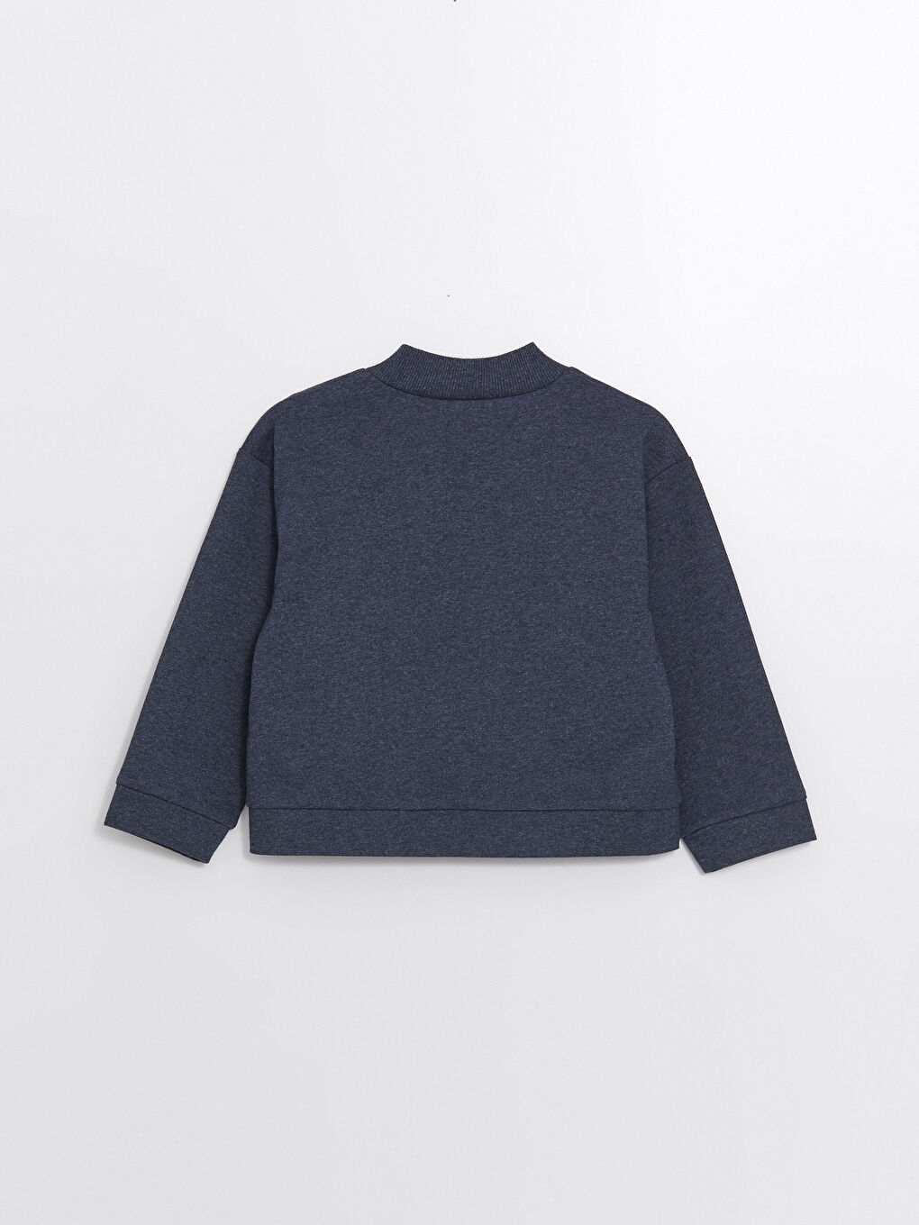 LCW ECO Koyu İndigo Kız Çocuk Fermuarlı Sweatshirt - 2