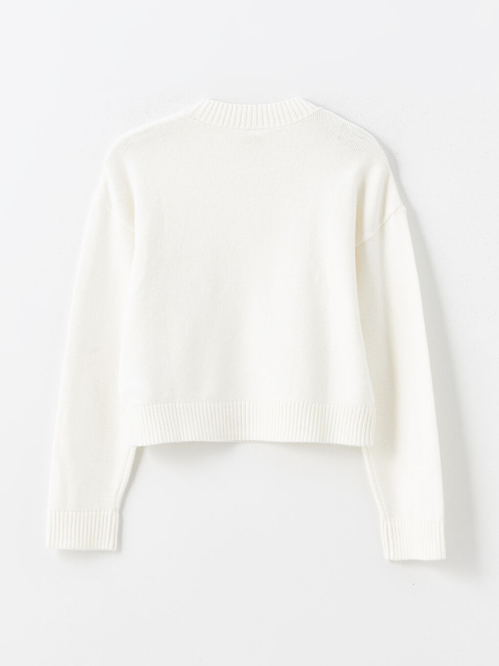 LCW Kids Crew Neck Girls' Knitwear Sweater -W4GF07Z4-FES