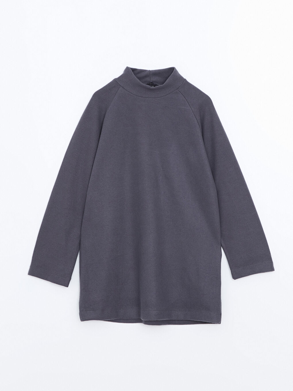 Half Turtleneck Raglan Sleeve Women's Sweatshirt Tunic -W4GF17Z8-VDL