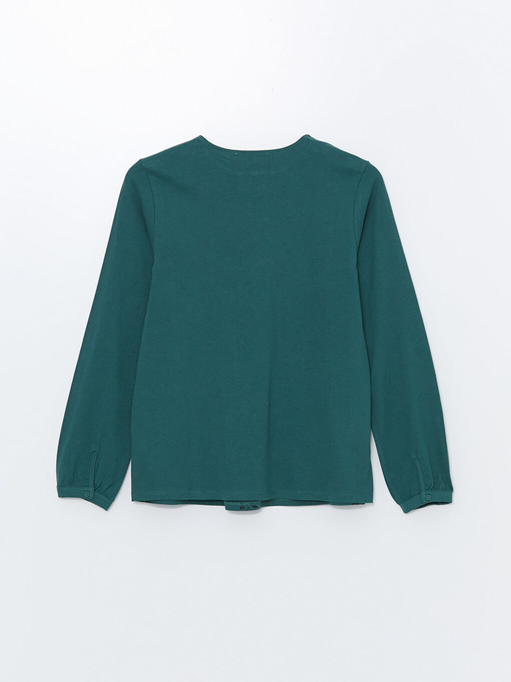 LCW Grace Crew Neck Patterned Women's Blouse -W4GF25Z8-HRB