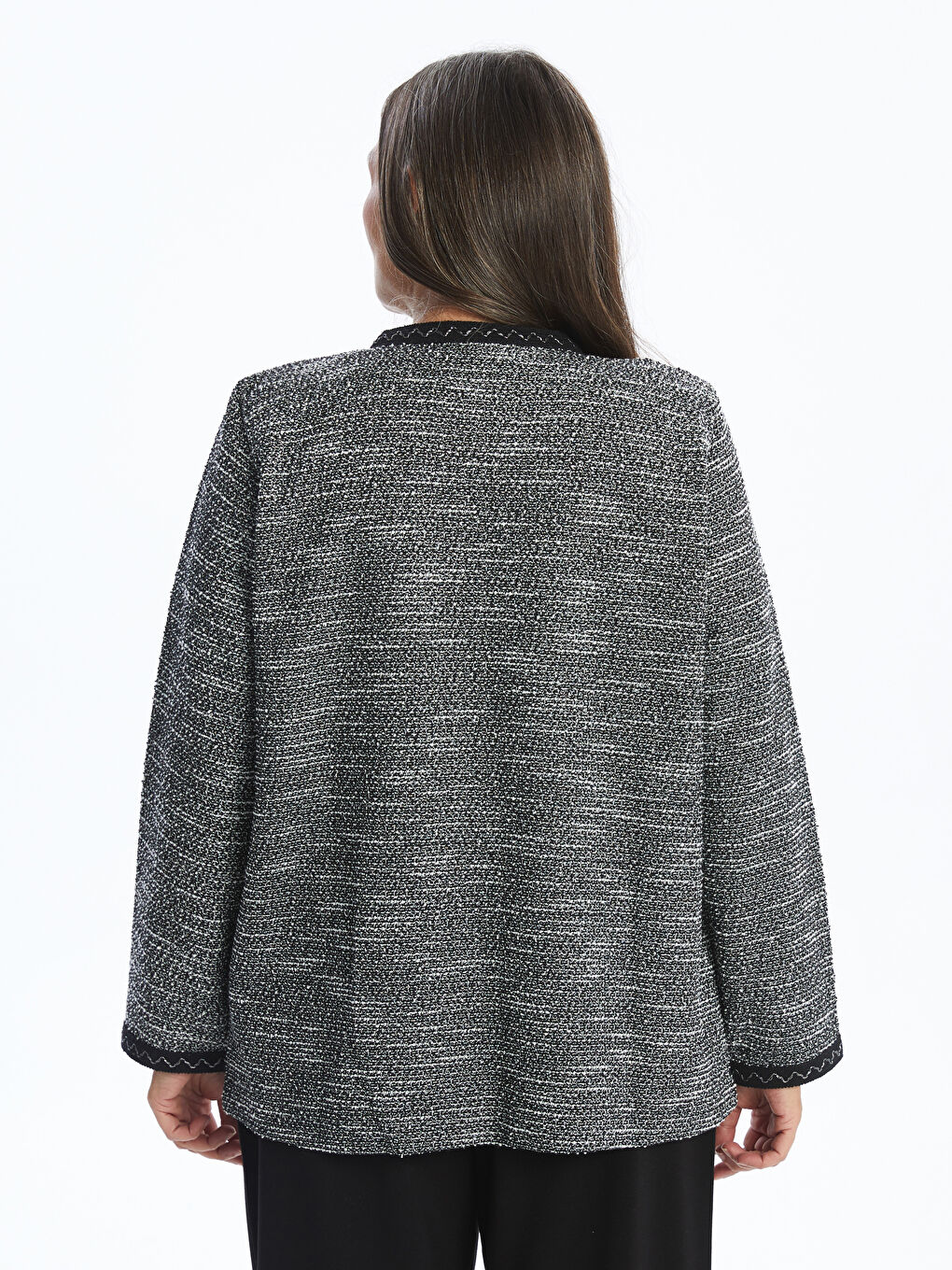 Crew Neck Women's Cardigan -W4GF30Z8-MKJ