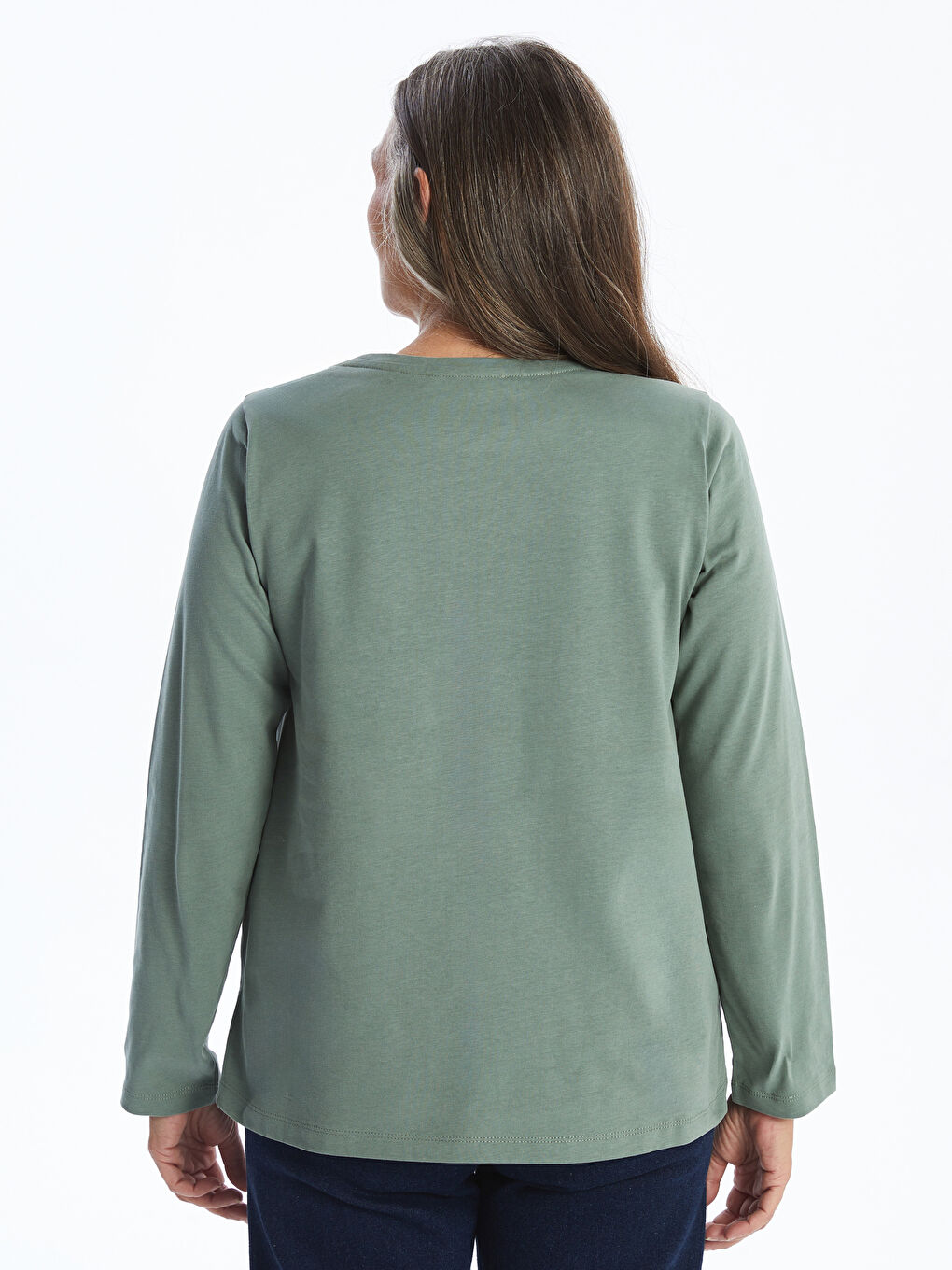 LCW Grace Rundhalsausschnitt Blumiges T-Shirt für Damen -W4GF31Z8-GQQ