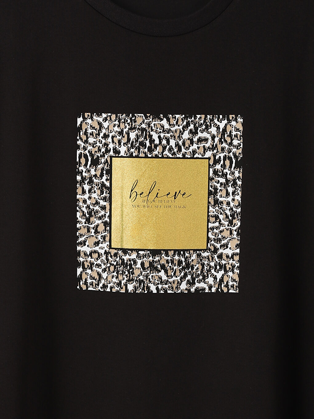 Crew Neck Printed Oversize Women's T-Shirt-6