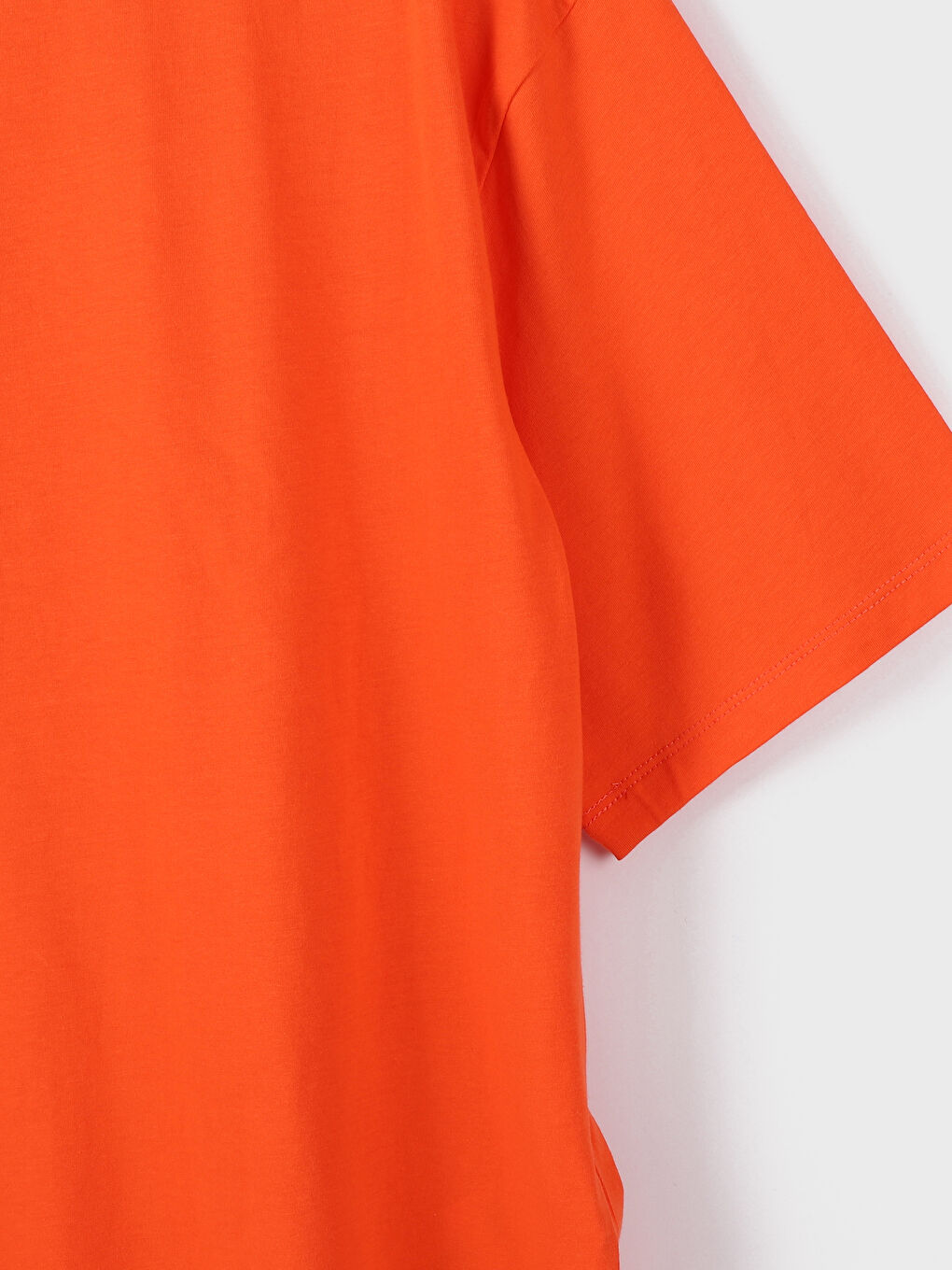 Crew Neck Plain Short Sleeve Women's T-Shirt-2