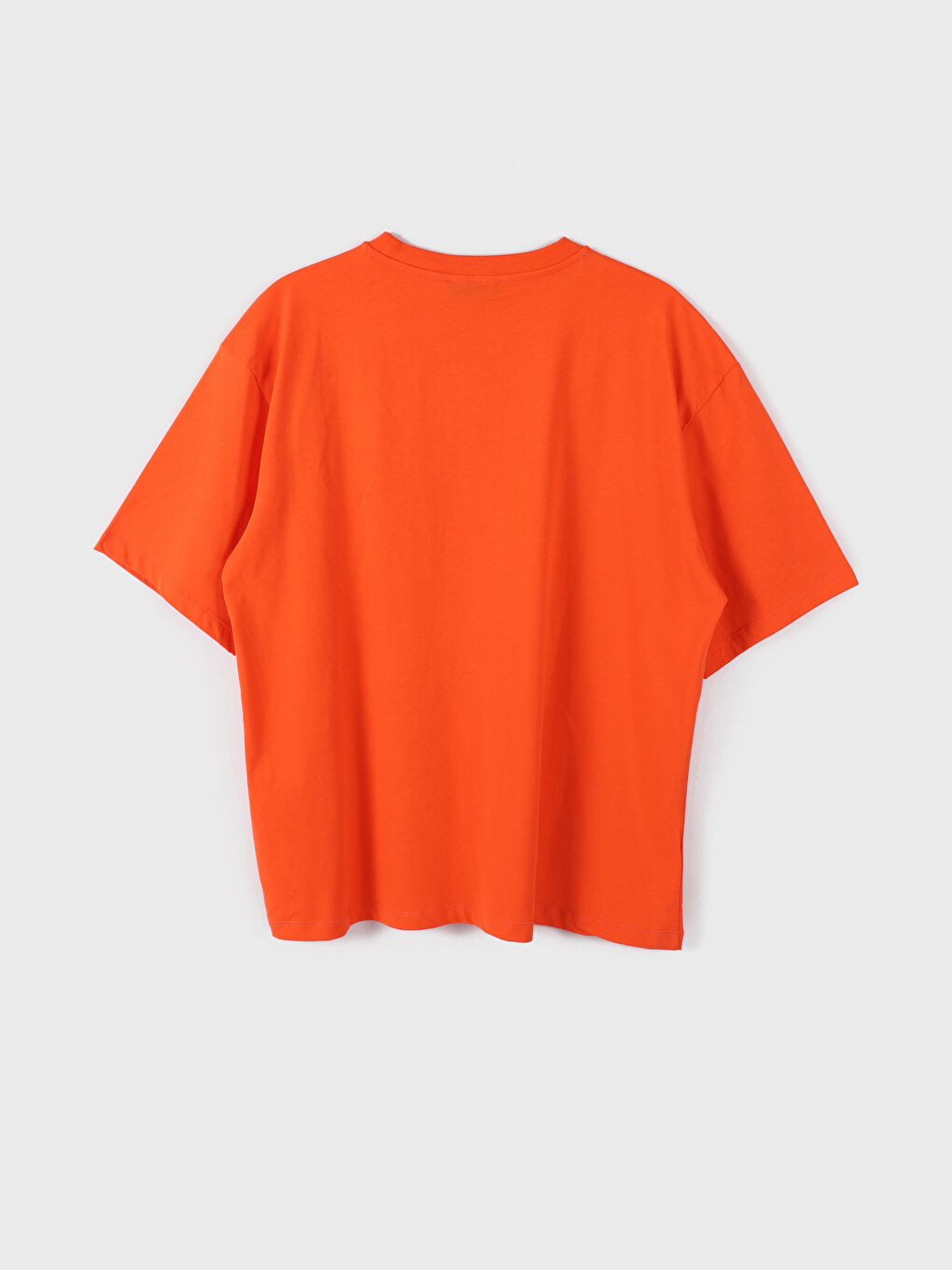 Crew Neck Plain Short Sleeve Women's T-Shirt-3