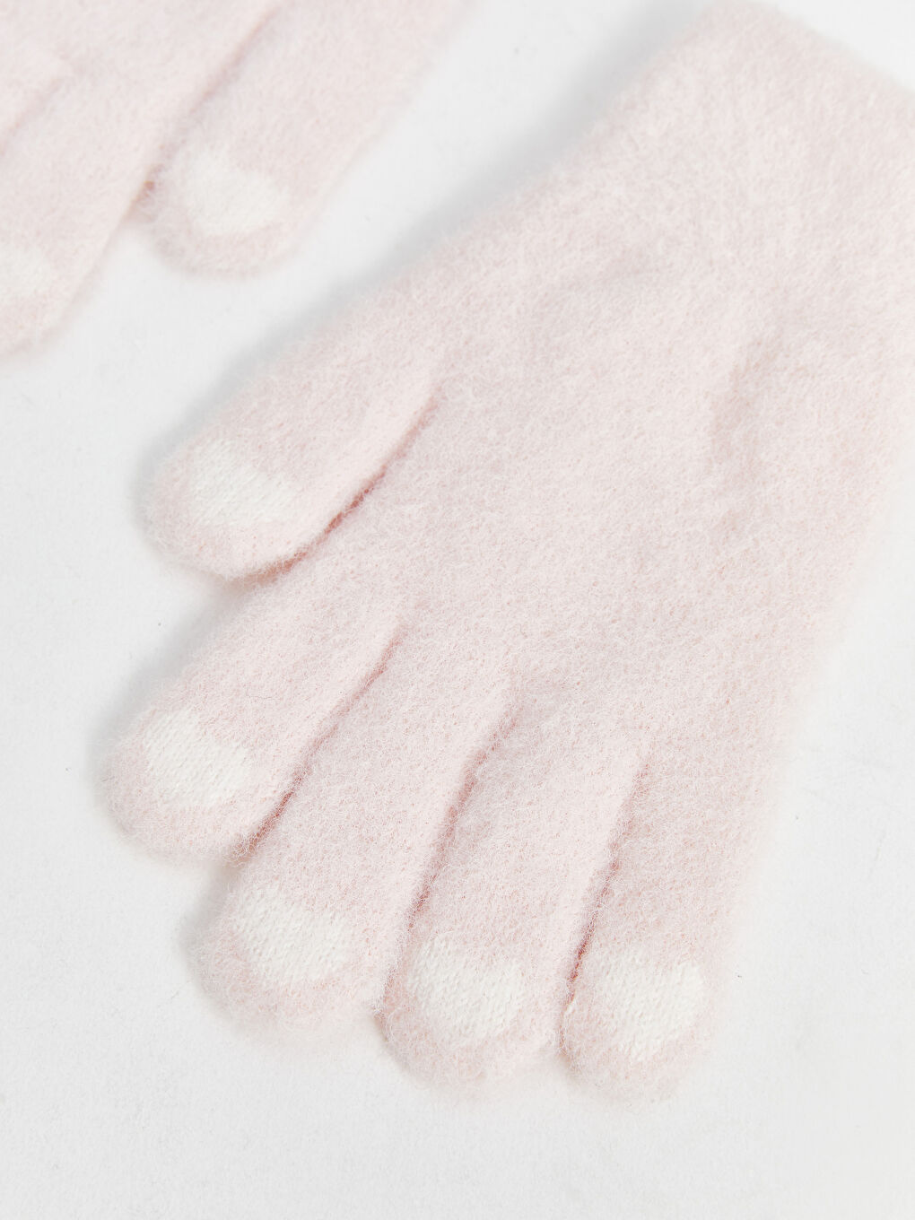 قفازات للبنات بنقشة قلوب-1