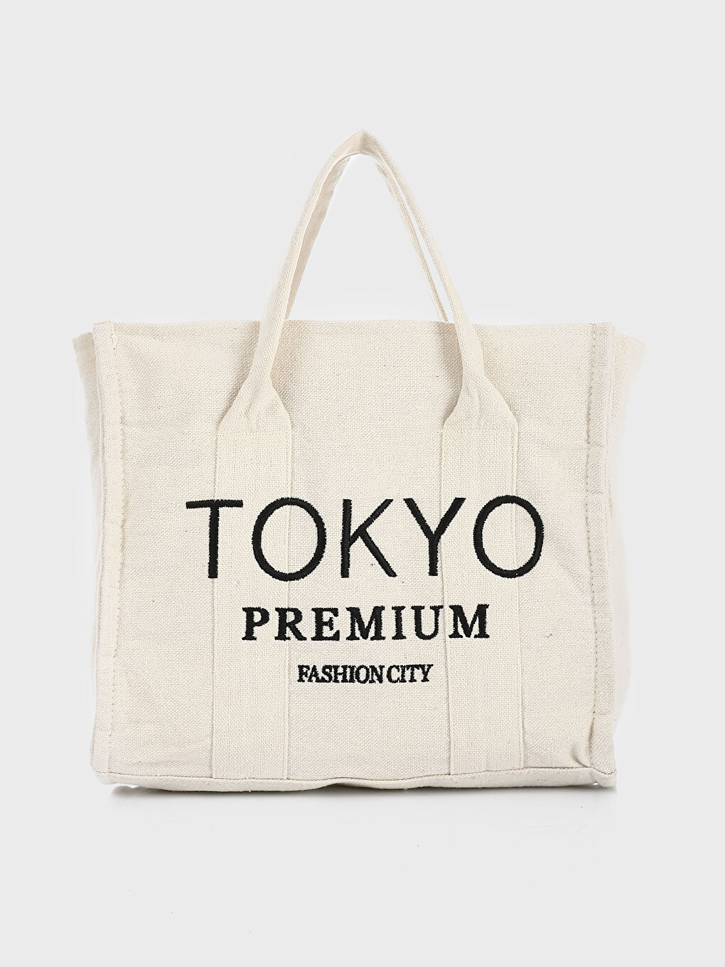 حقيبة حمل دينيم مطرزة للسيدات