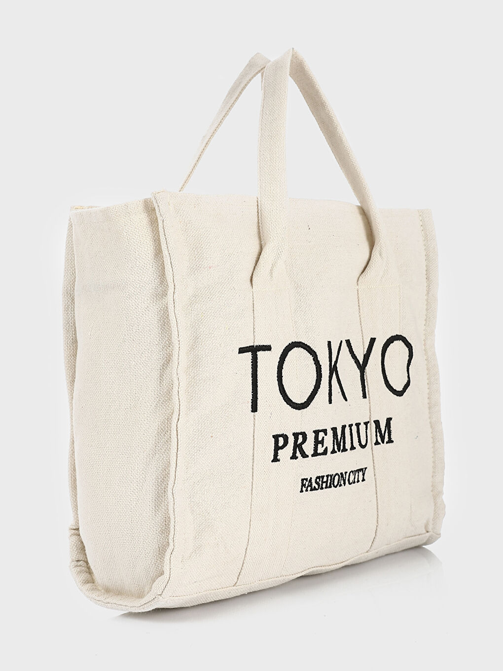 حقيبة حمل دينيم مطرزة للسيدات-2