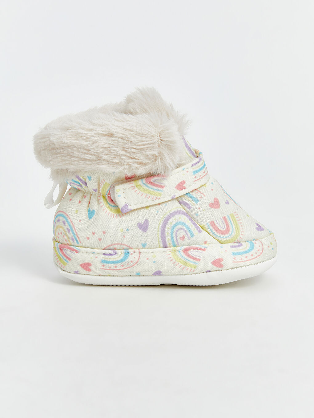 Baby Girl ECRU Pram Shoes -W4GG48Z1-LRB