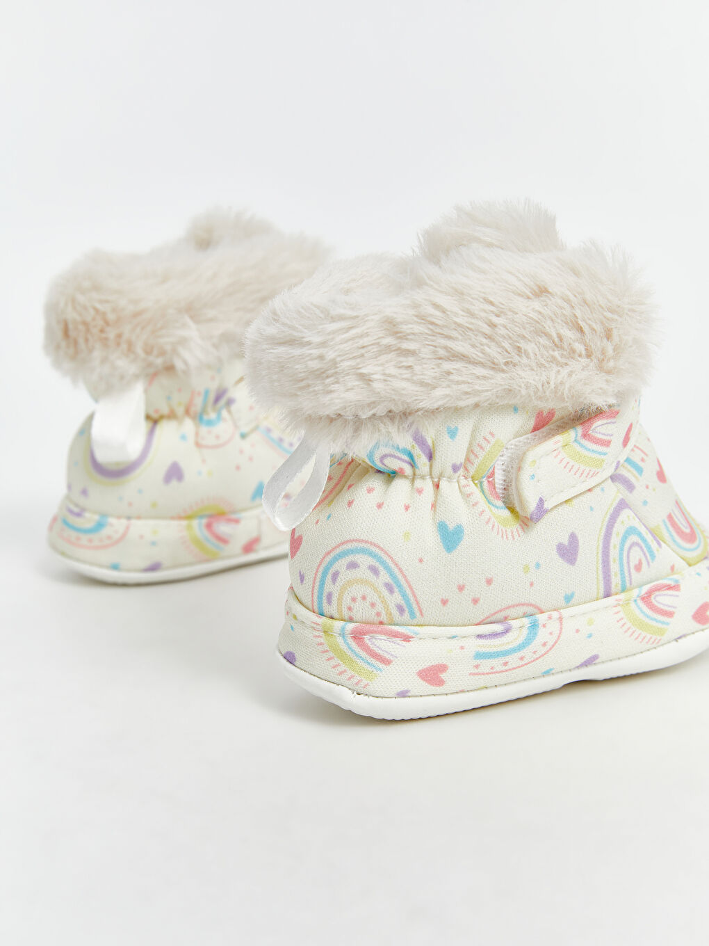 Baby Girl ECRU Pram Shoes -W4GG48Z1-LRB