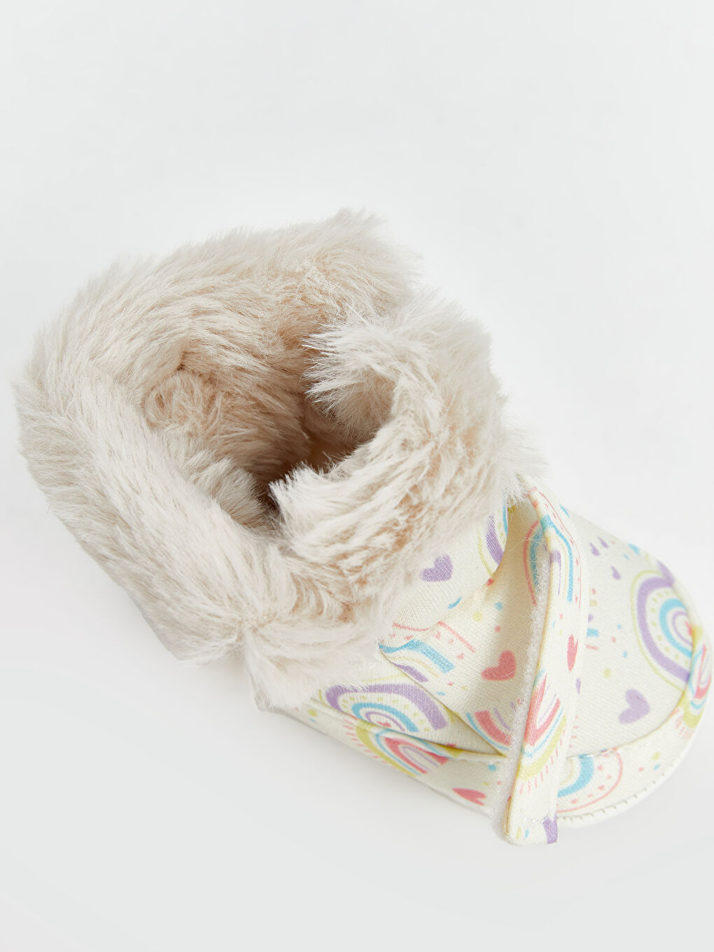 Baby Girl ECRU Pram Shoes -W4GG48Z1-LRB