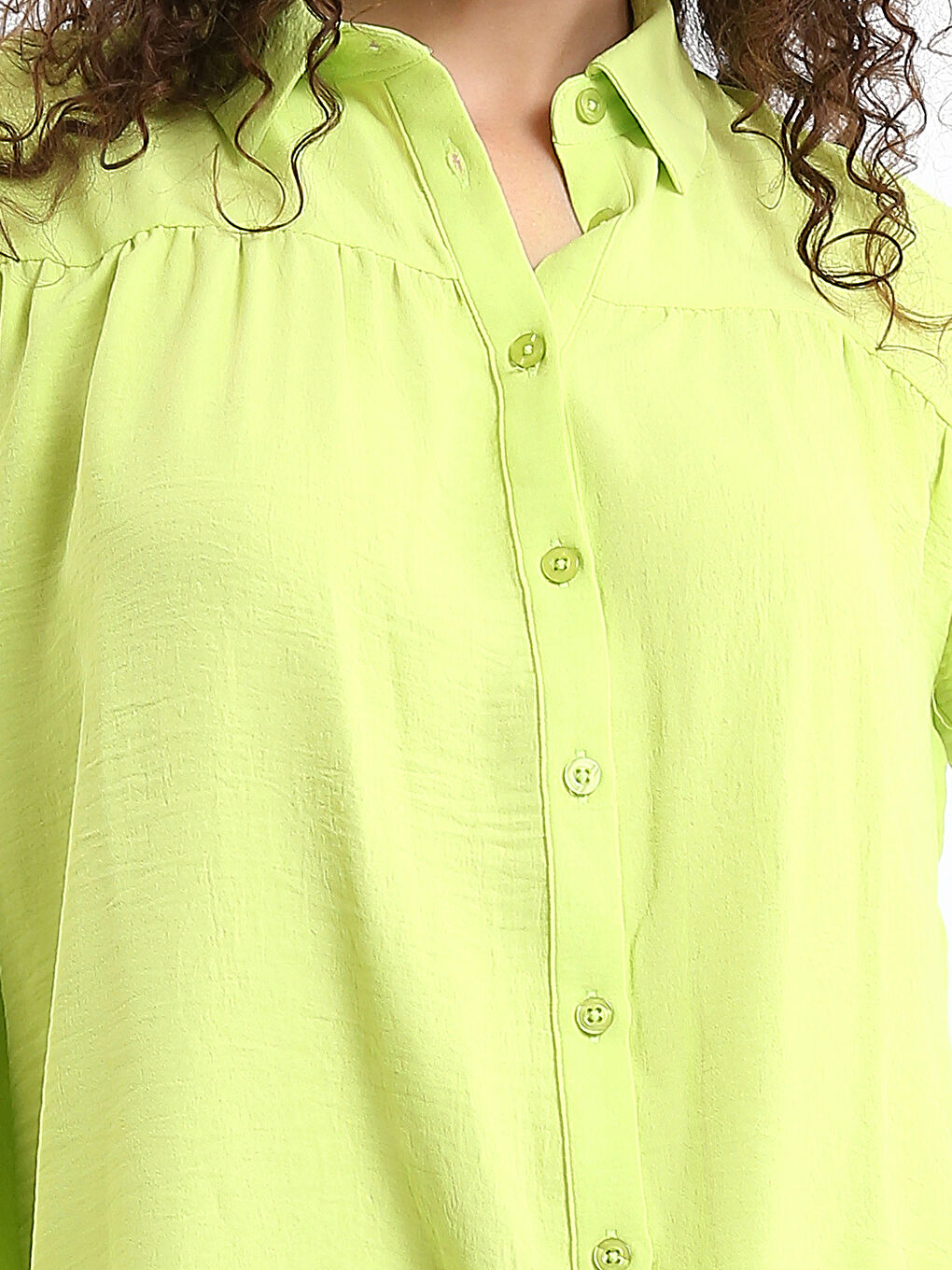 Plain Oversize Women's Shirt Tunic-2