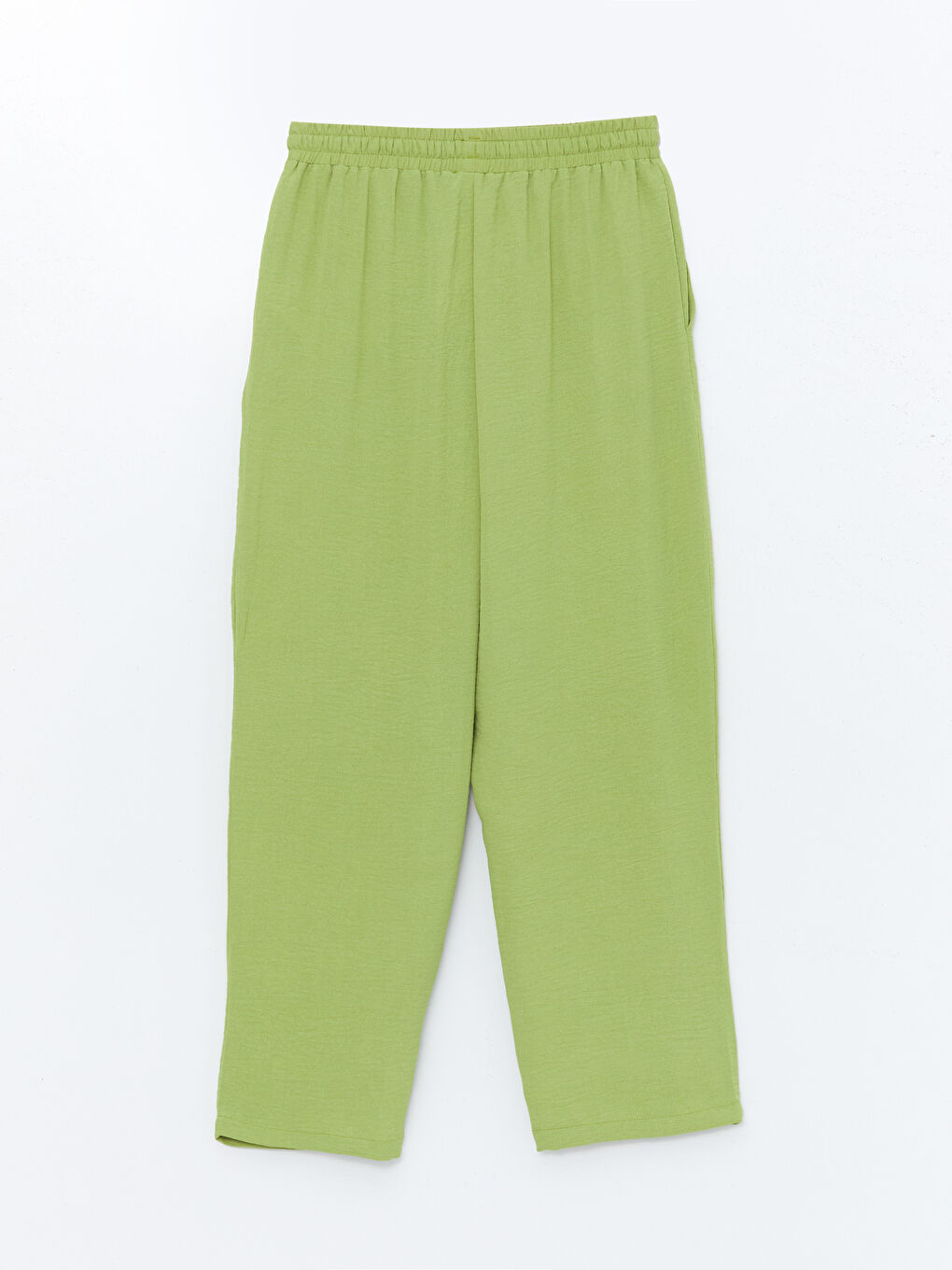 Elastic Waist Wide Leg Women's Trousers -W4GG93Z8-GDL