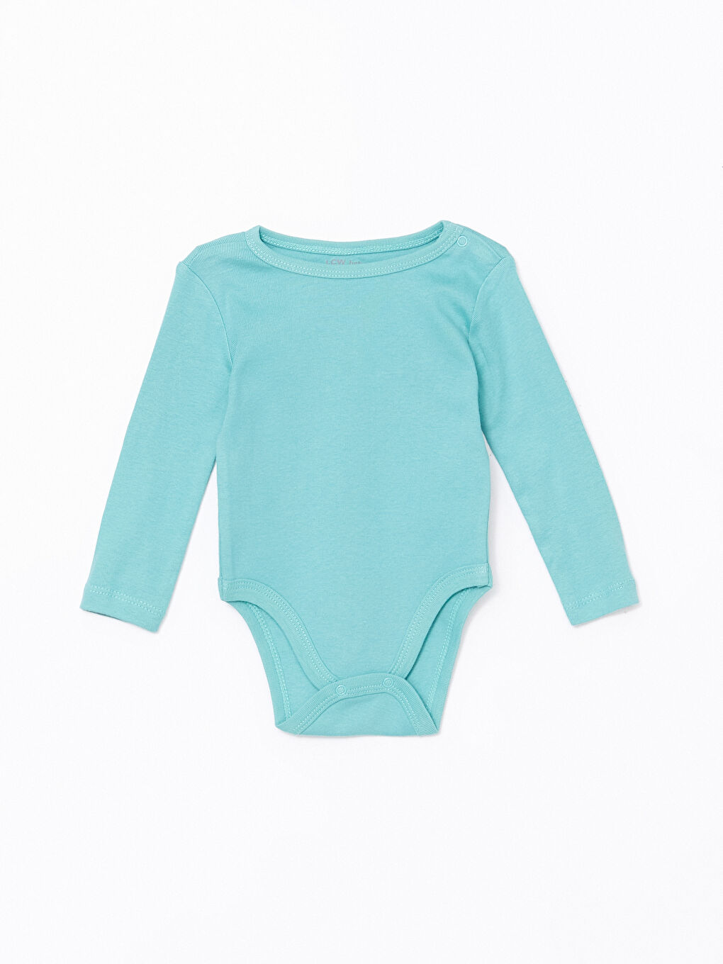 Yeşil Bisiklet Yaka Erkek Bebek Çıtçıtlı Body