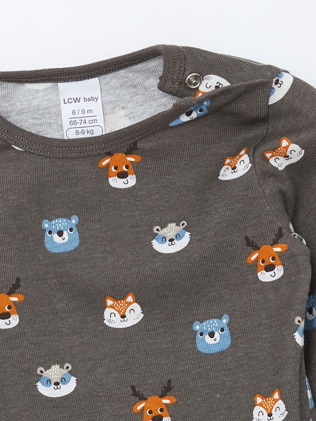 Baby Boy GREY Bodysuit-2