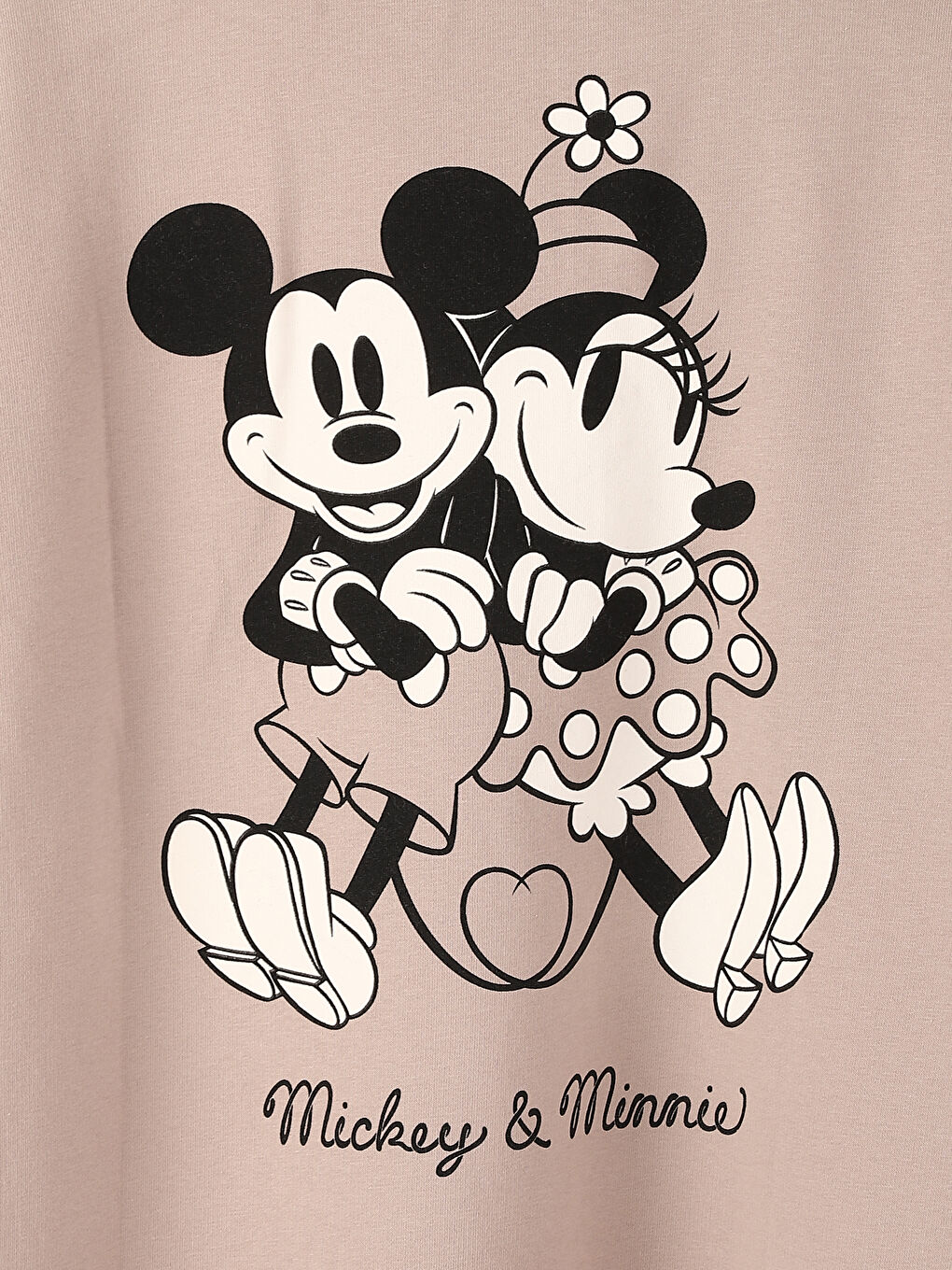 Толстовка з круглим вирізом, з принтом, оверсайз, для жінок-2