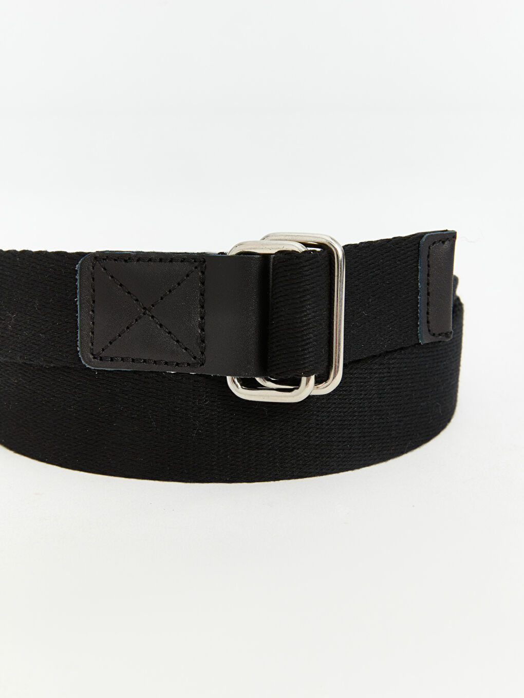 حزام قماش للرجال بمشبك معدني-1