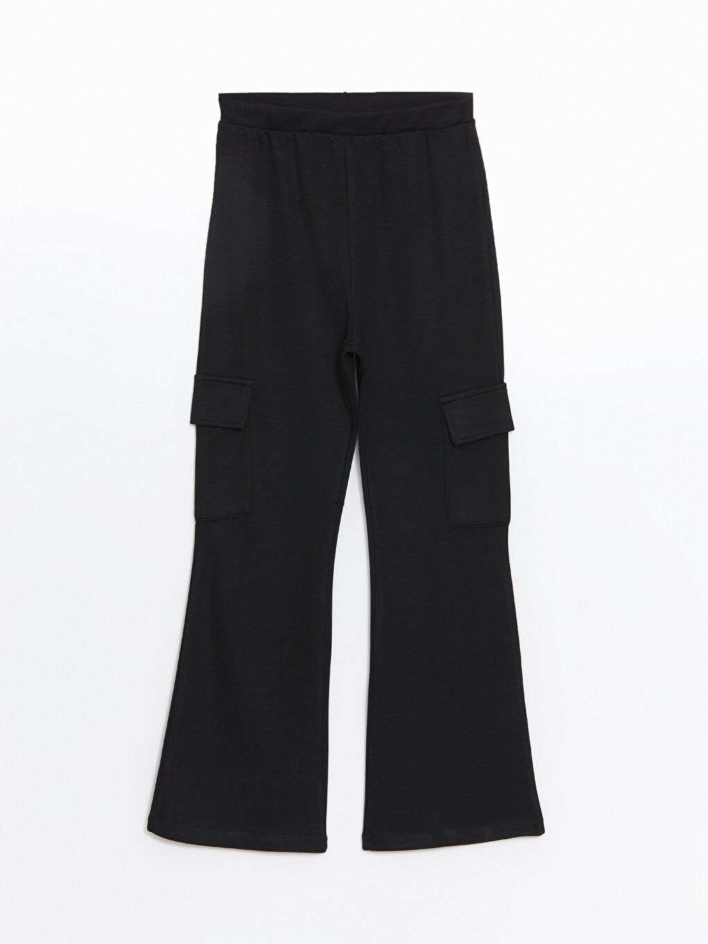 Girls' Cargo Sweatpants with Elastic Waist