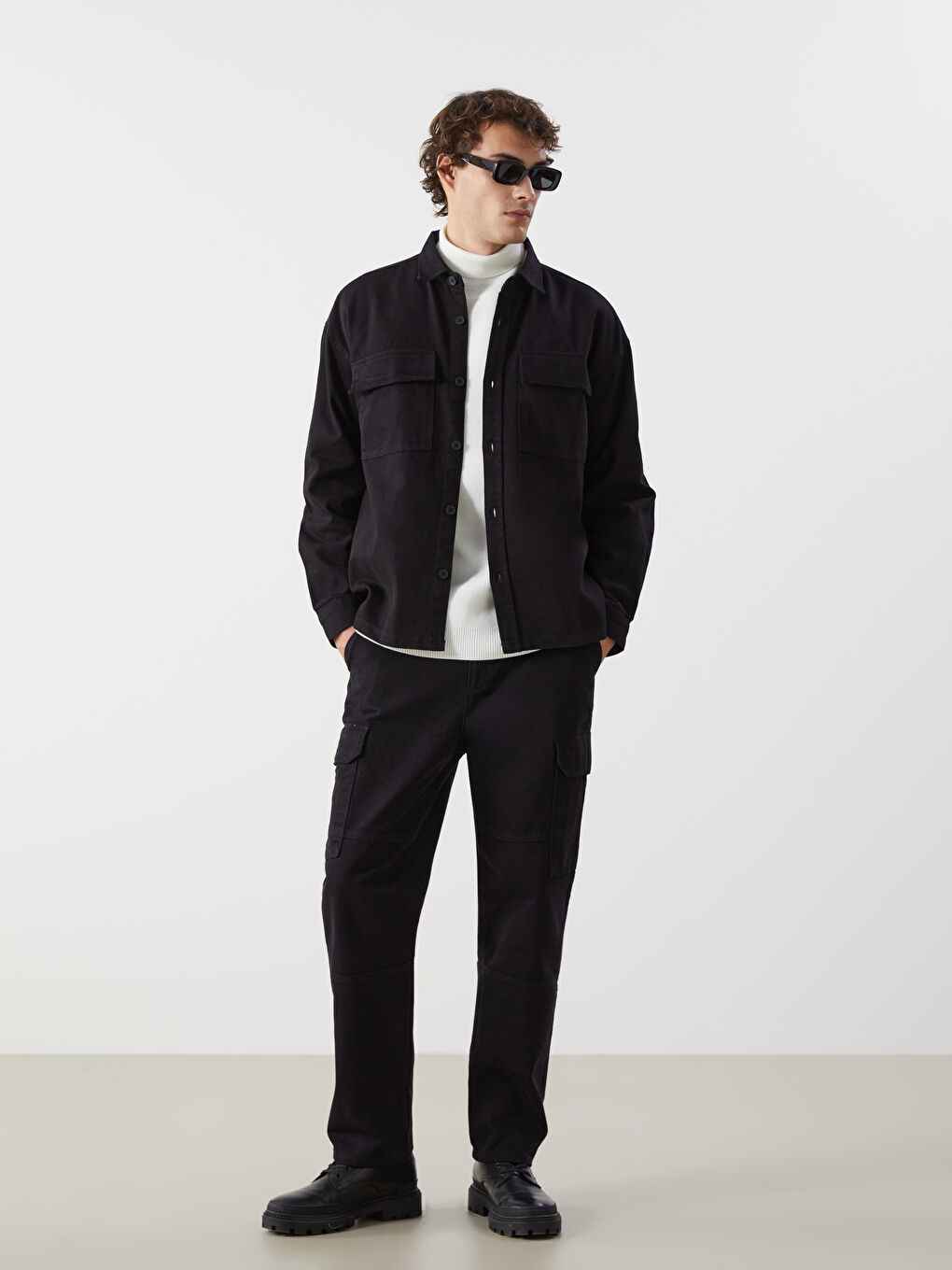 XSIDE Relaxed Fit Twill Men's Cargo Trousers -W4GJ61Z8-RQL