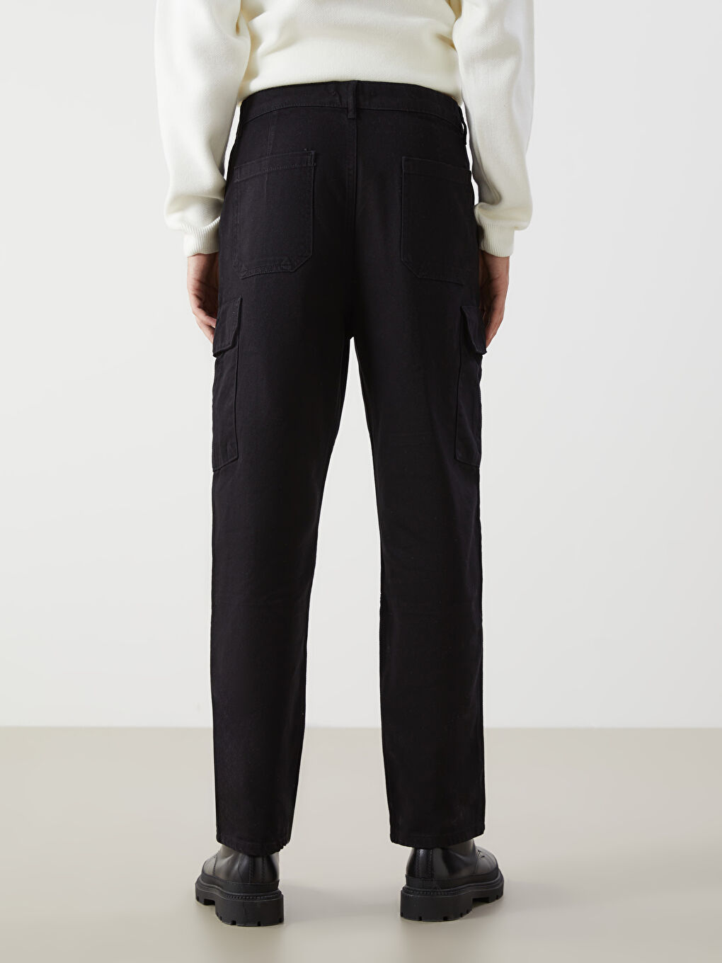 XSIDE Relaxed Fit Twill Men's Cargo Trousers -W4GJ61Z8-RQL