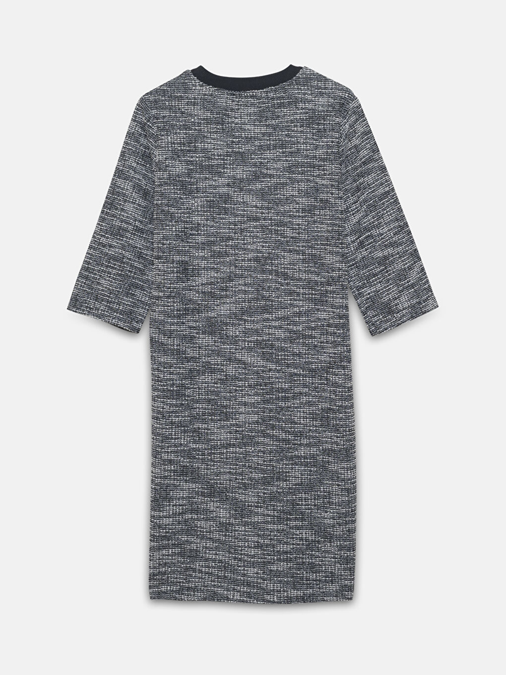 LCWAIKIKI Classic Crew Neck Patterned Women's Dress -W4GJ76Z8-CT3