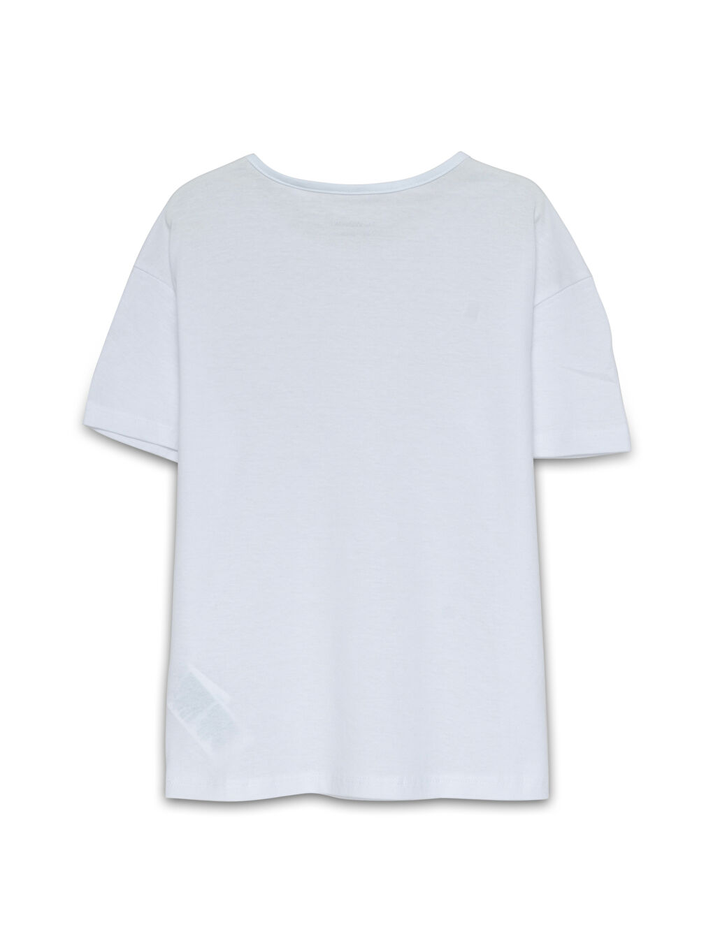 Crew Neck Basic Short Sleeve Girls' T-Shirt-1