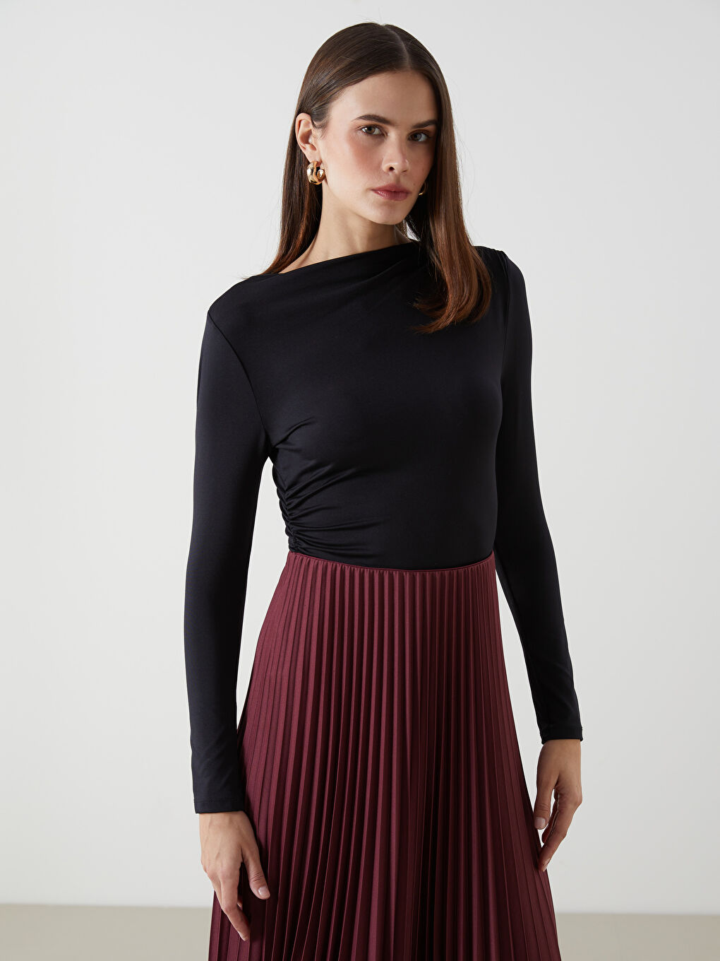 LCW Vision Funnel Neck Women's Body -W4GJ95Z8-CVL