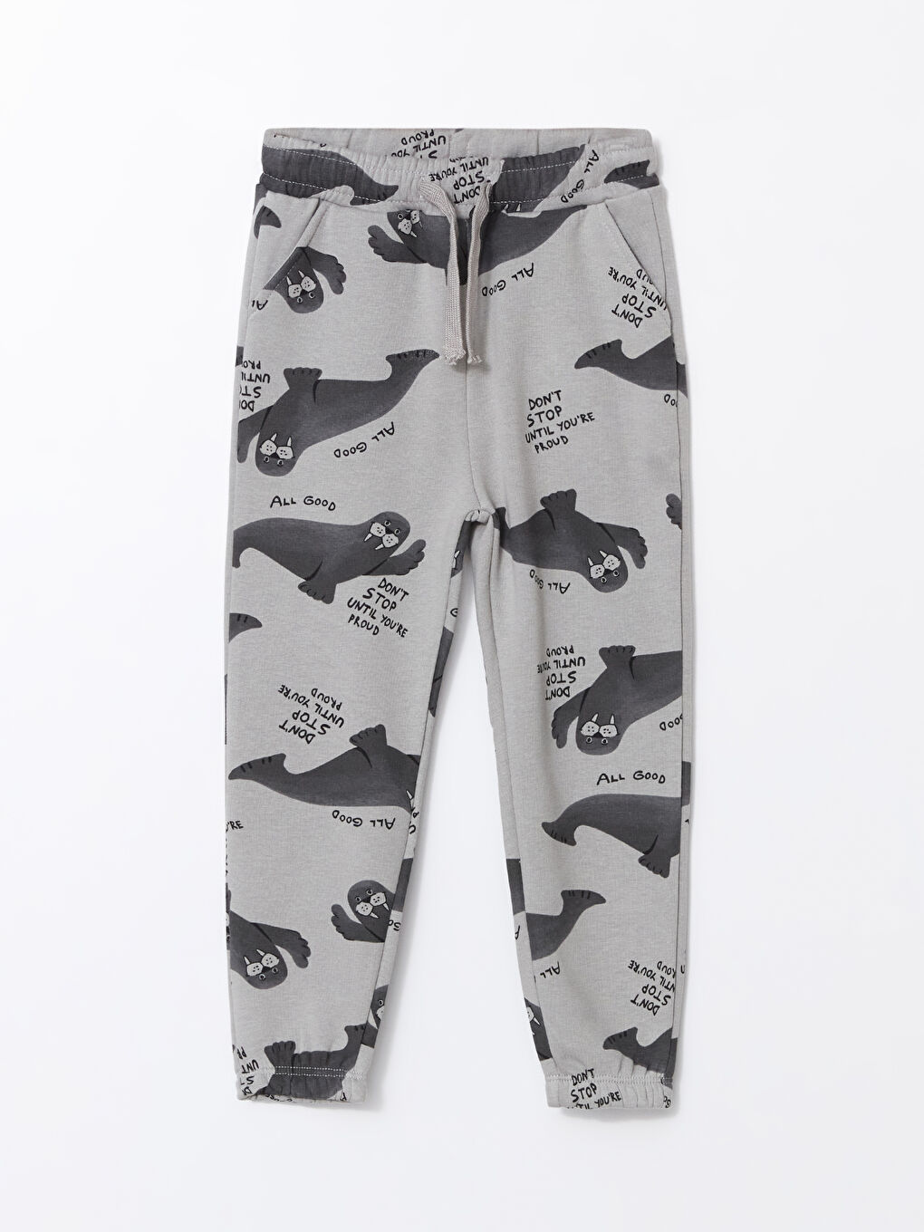 LCW Kids Elastic Waist Boys' Thick Jogger Sweatpants -W4GK03Z1-LRW