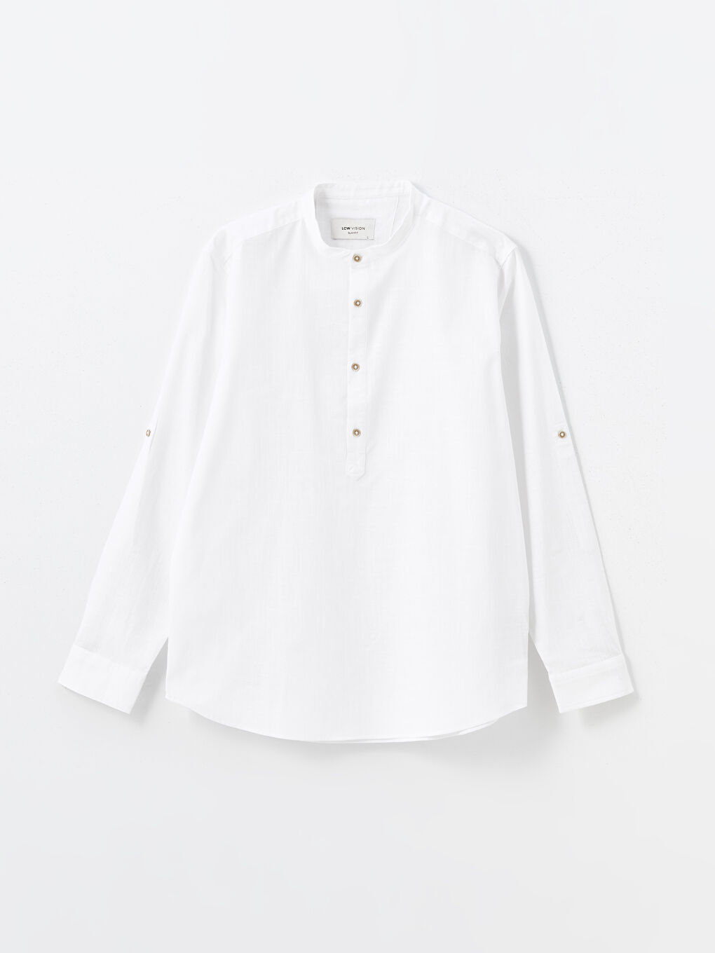 Slim Fit Long Sleeve Poplin Men's Shirt -W4GK11Z8-Q6K