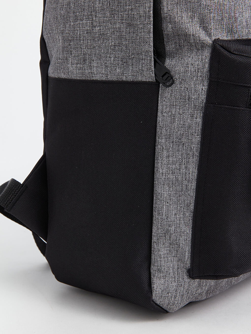 Plain Zippered Men's Backpack-4