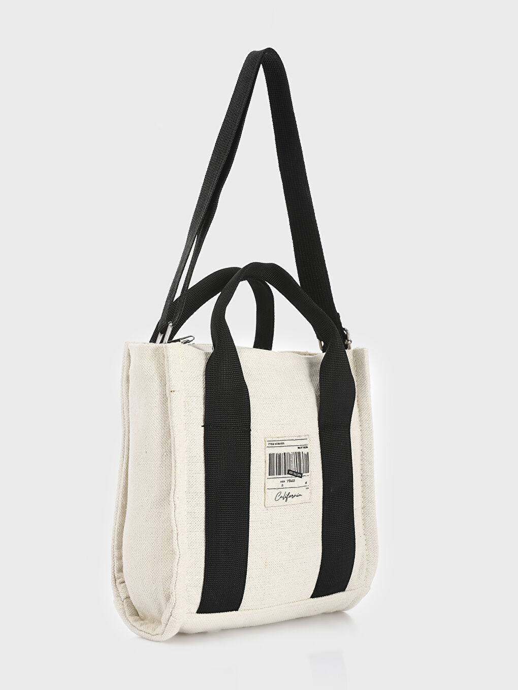 Label Printed Women's Handbag-2