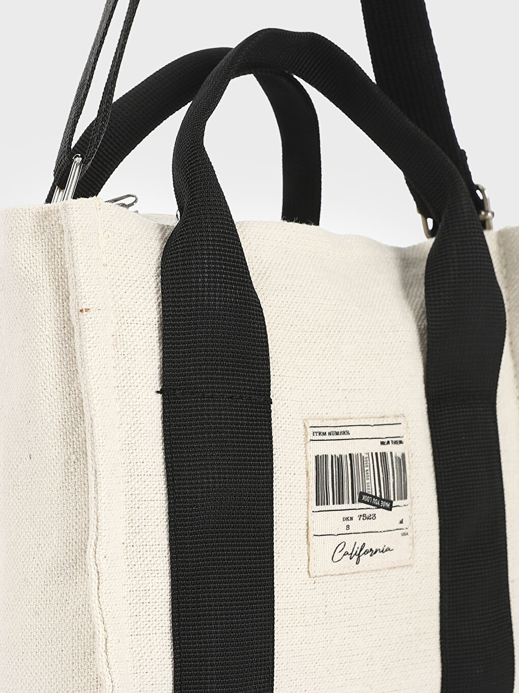 Label Printed Women's Handbag-3