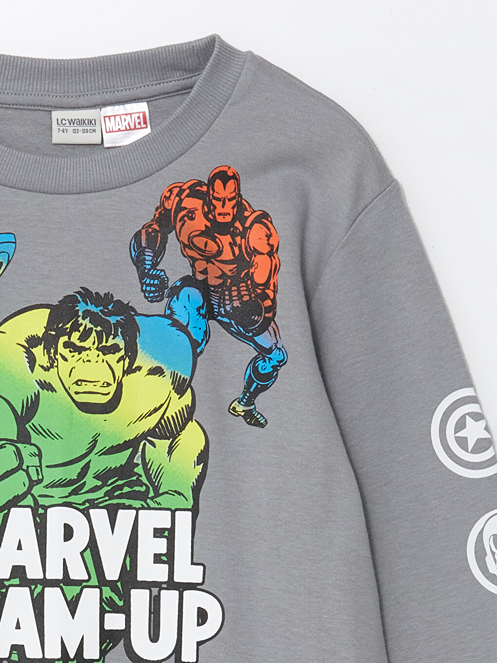 LCW Kids Bisiklet Yaka Hulk Baskılı Erkek Çocuk Tişört -W4GK51Z4-GSE