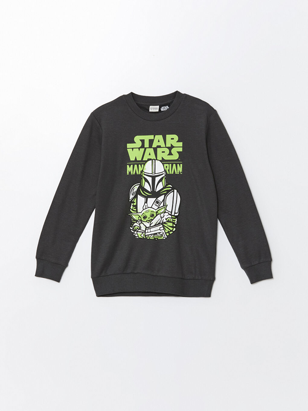 LCW Kids Bisiklet Yaka Star Wars Baskılı Erkek Çocuk Tişört -W4GK53Z4-R34