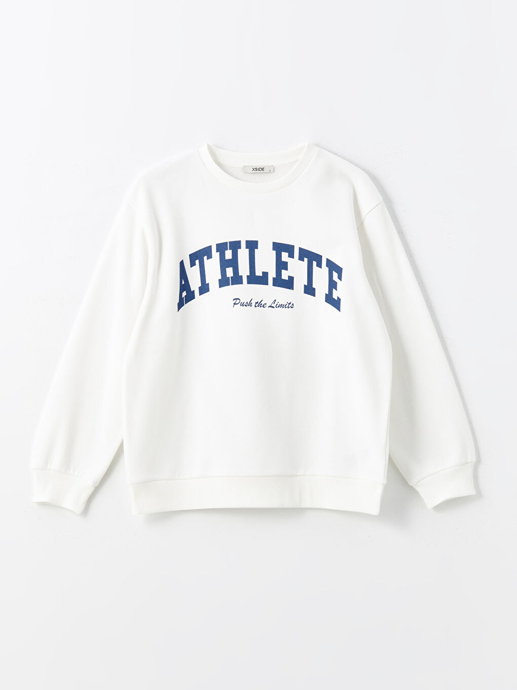 سويت شيرت سميك مطبوع برقبة دائرية للسيدات-4