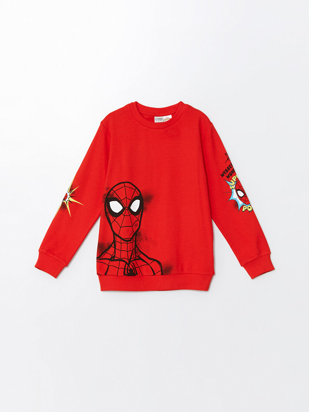 LCW Kids Bisiklet Yaka Spider-Man Baskılı Erkek Çocuk Tişört -W4GK64Z4-HBH
