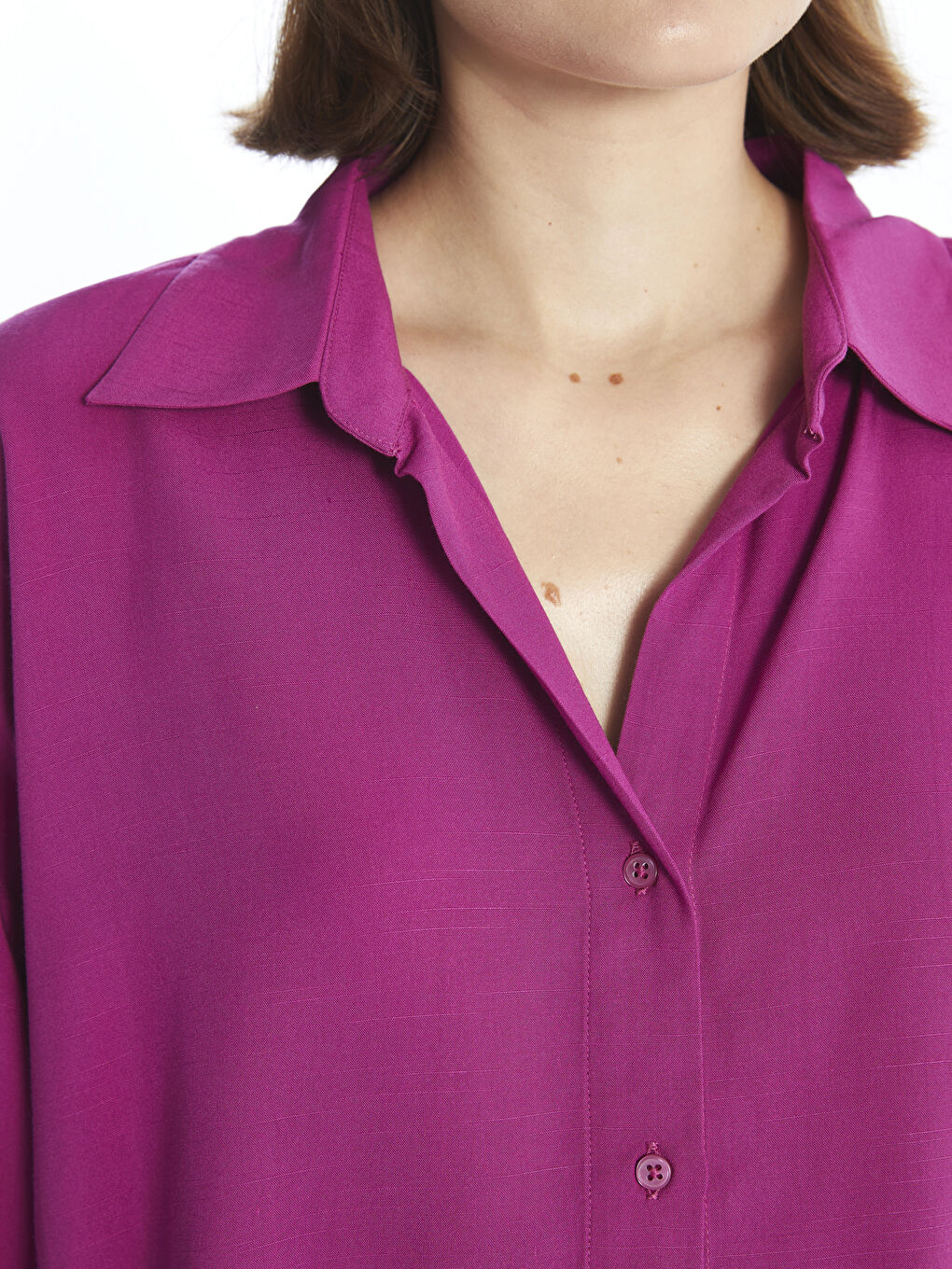 Oversize Poplin Women's Shirt-2