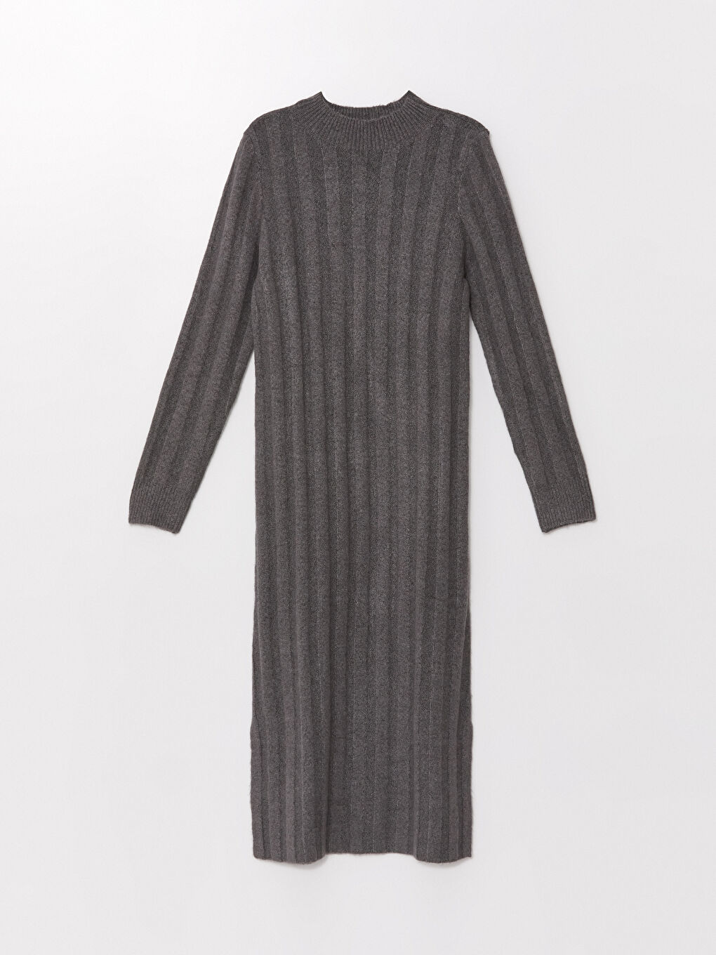 LCWAIKIKI Classic Crew Neck Plain Long Sleeve Women's Knitwear Dress -W4GK67Z8-L8N
