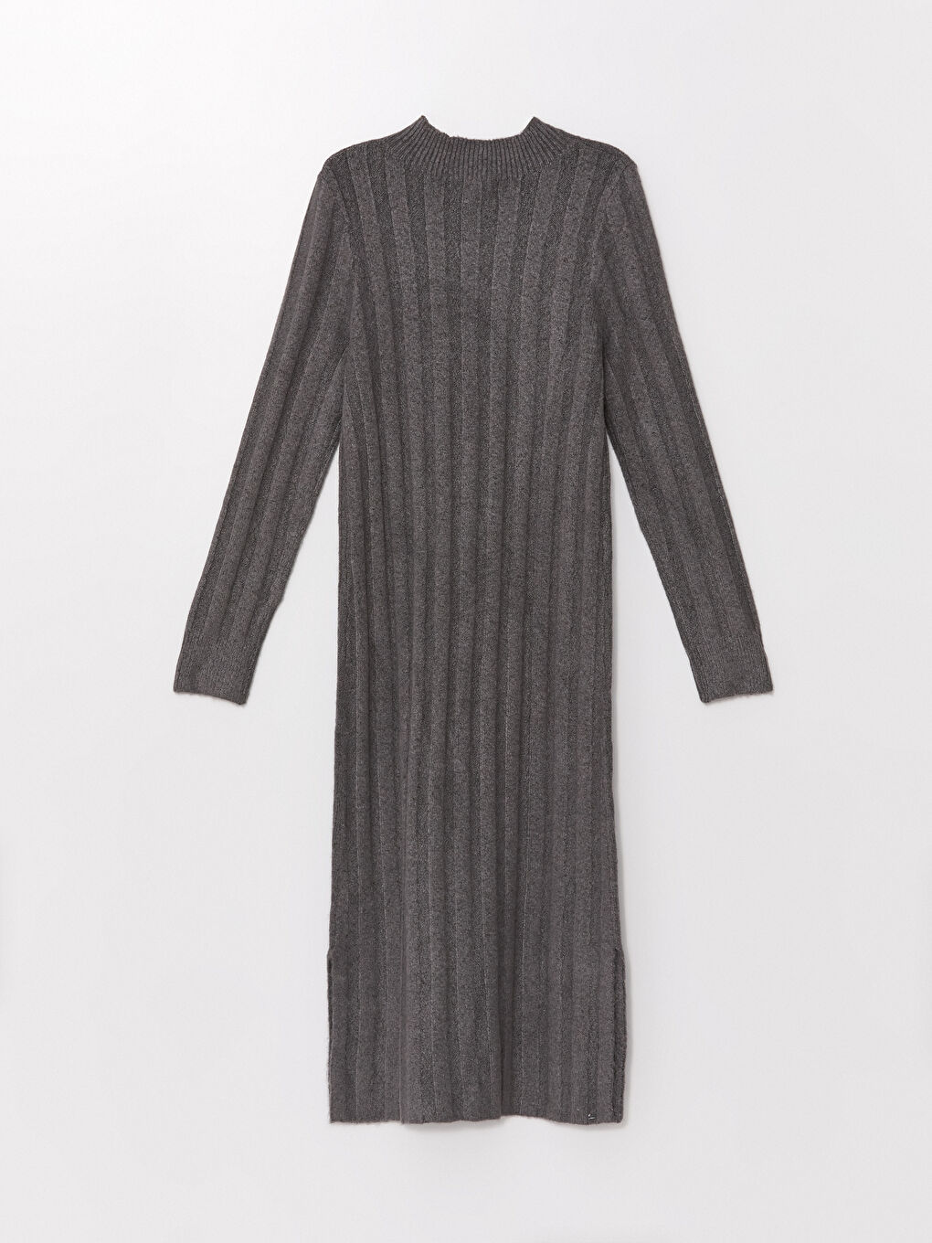 LCWAIKIKI Classic Crew Neck Plain Long Sleeve Women's Knitwear Dress -W4GK67Z8-L8N