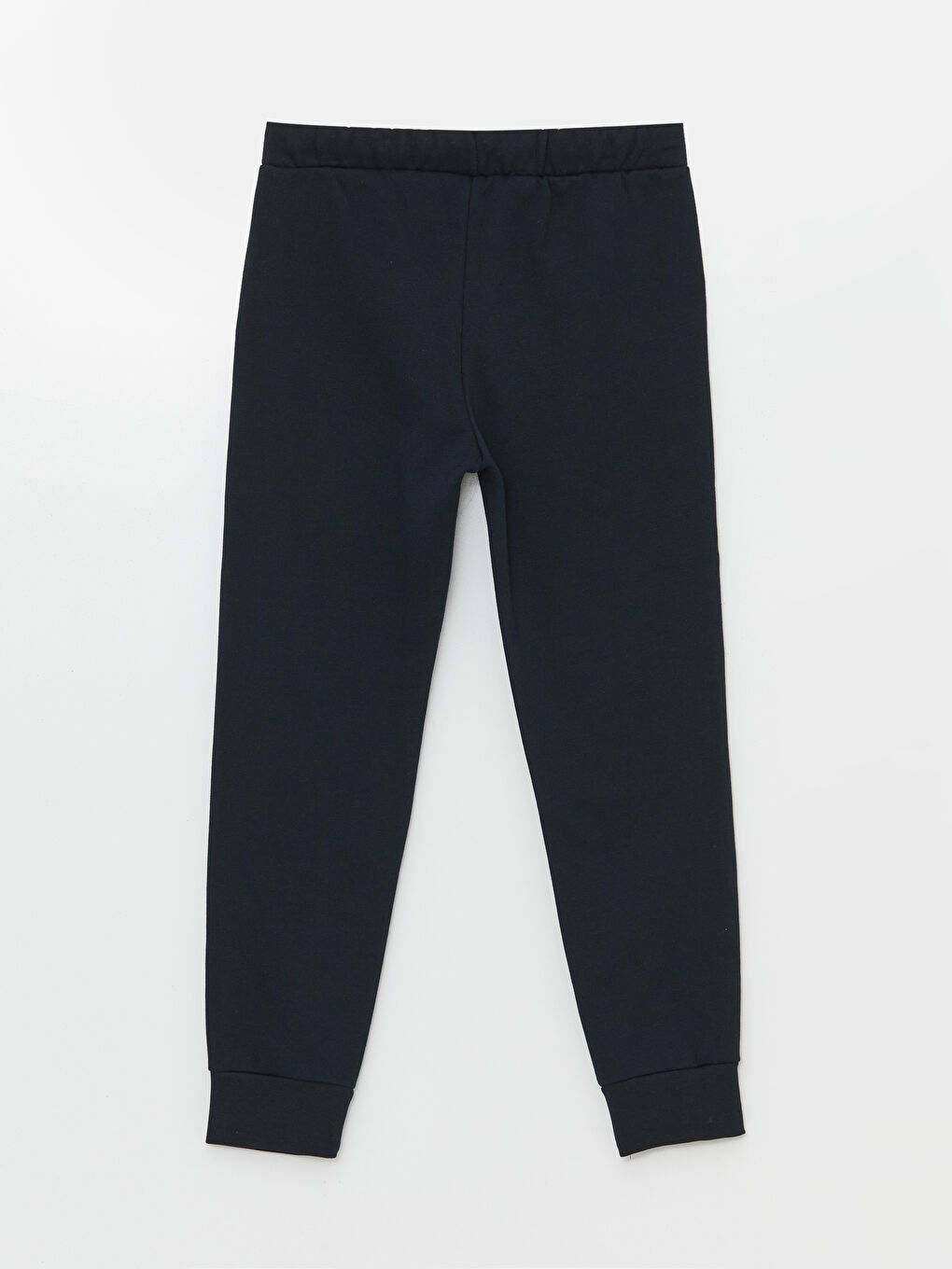 Lacivert Beli Lastikli Erkek Çocuk Kalın Jogger Eşofman Altı-1
