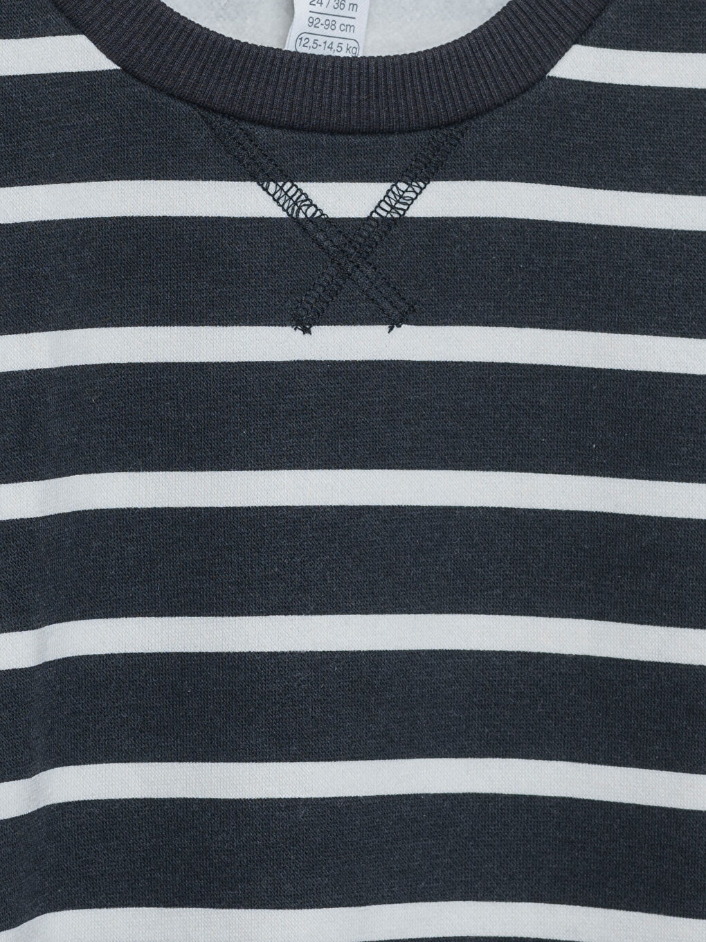 LCW Kids Crew Neck Long Sleeve Striped Boys' Sweatshirt -W4GL75Z1-LEG