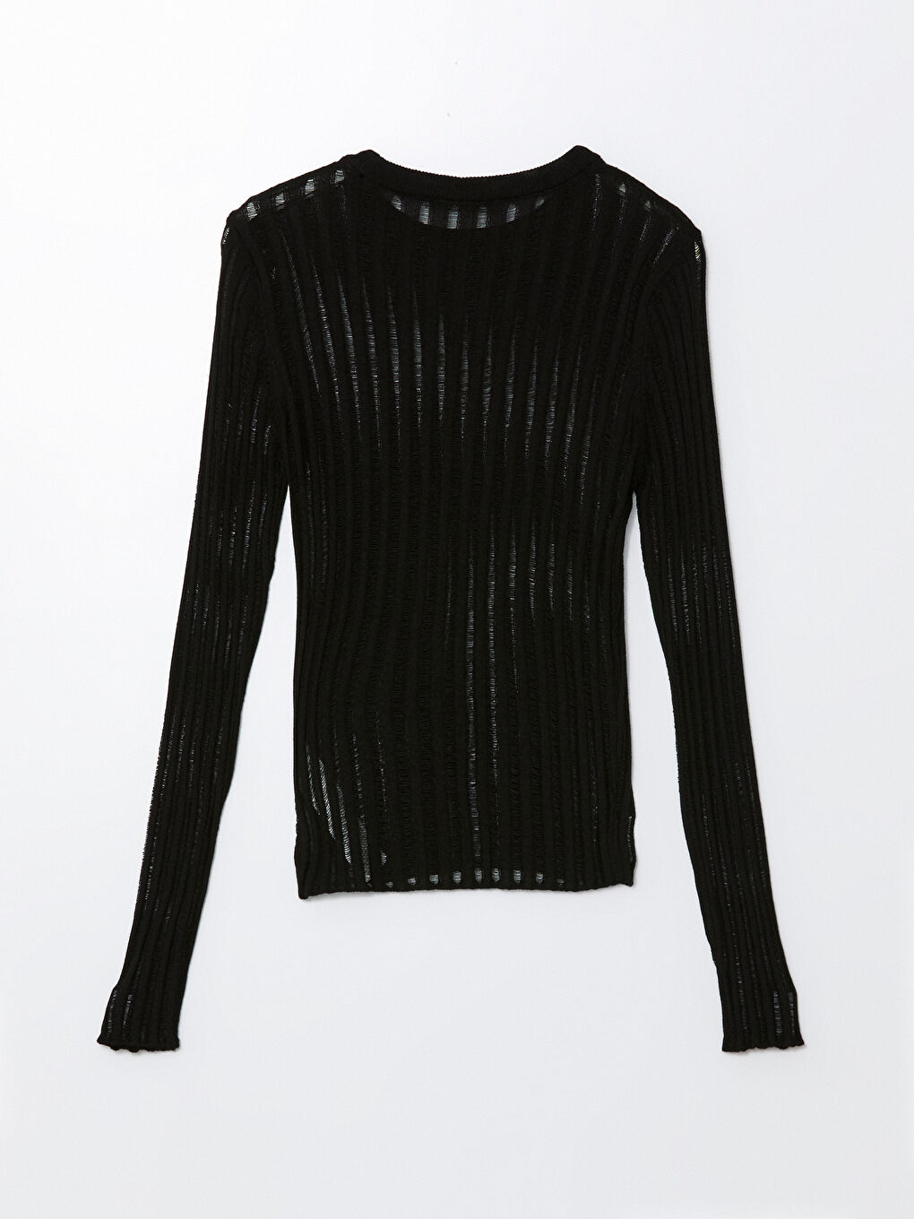 XSIDE Crew Neck Hole-Knitted Women's Knitwear Sweater -W4GO90Z8-CVL