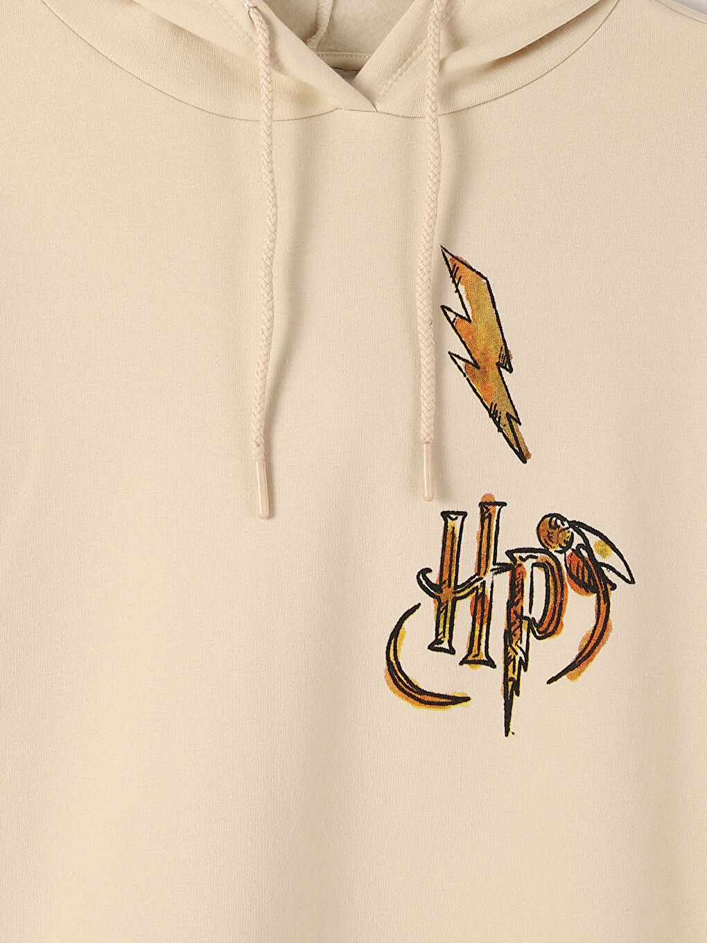 LCW Vision Harry Potter Printed Long Sleeve Oversize Women's Hoodie -W4GR23Z8-VJ6