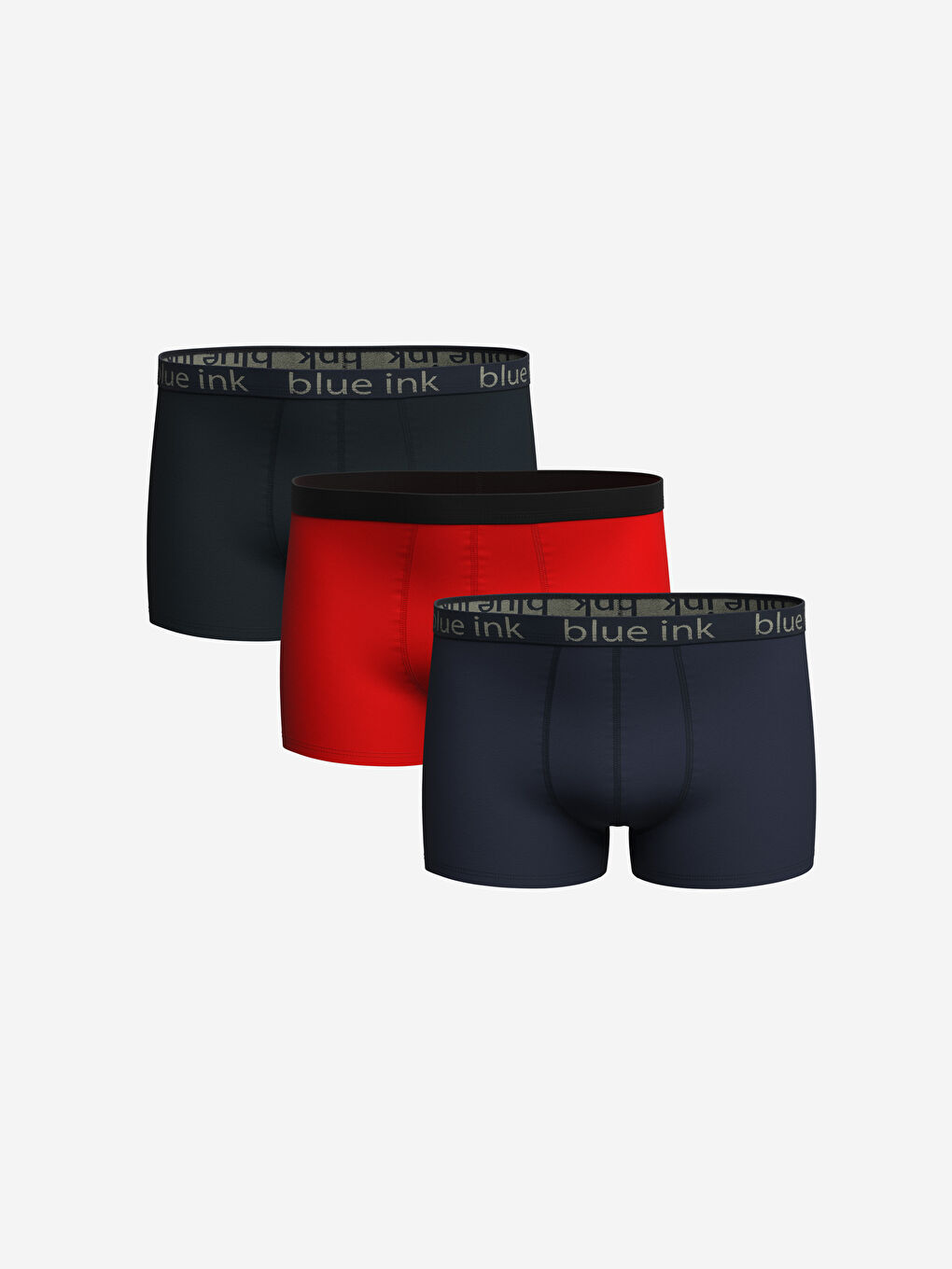 Комплект из 3-х штук мужских боксеров стандартного кроя из эластичного хлопка