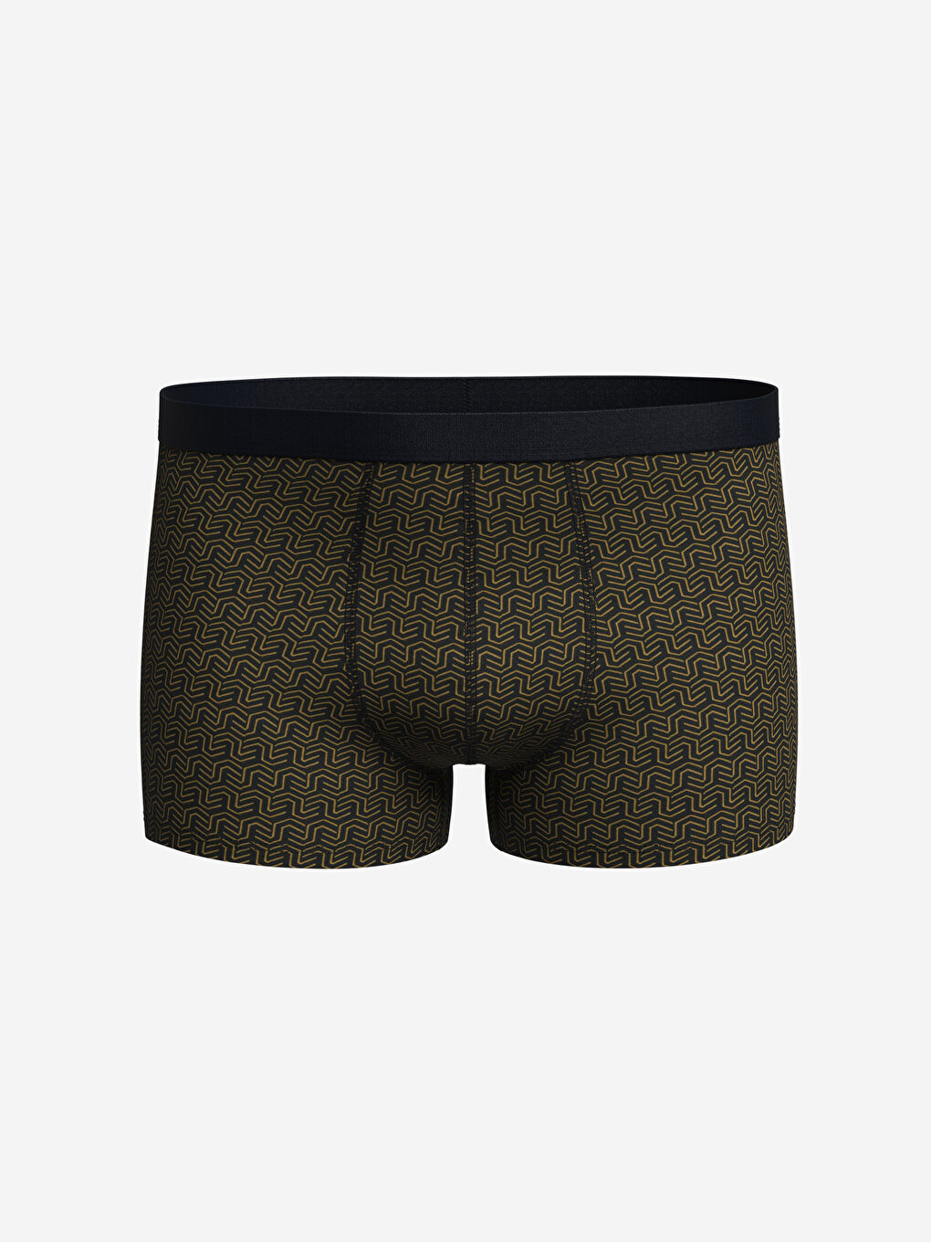 Karışık Standart Kalıp Pamuklu Esnek Erkek Boxer 3'lü-1