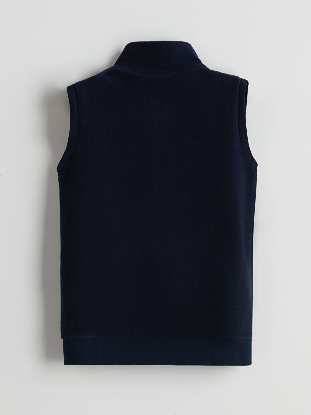 Lacivert Dik Yaka Fenerbahçe Baskılı Polar Erkek Çocuk Yelek-1