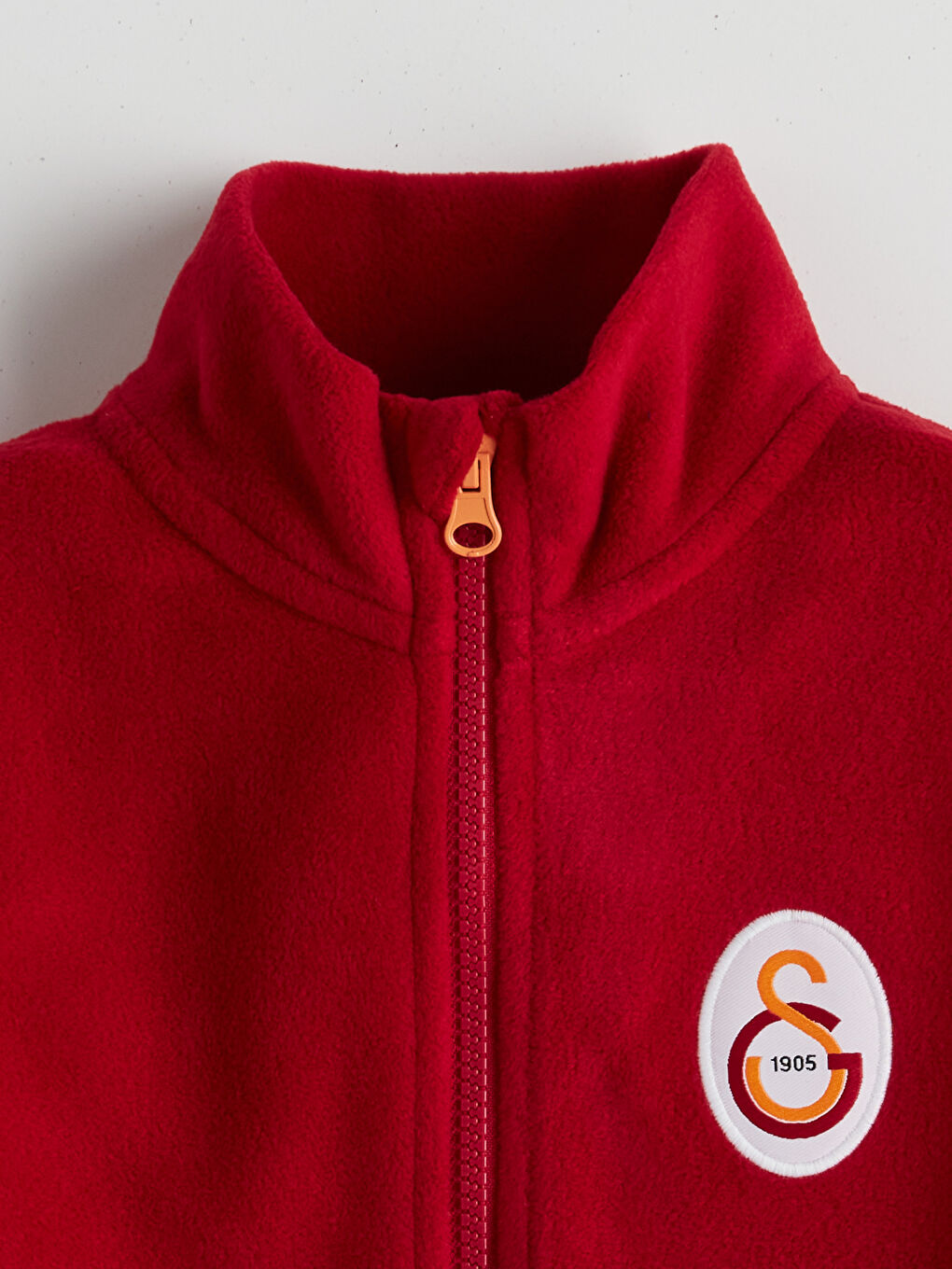Funnel Neck Galatasaray Printed Polar Boys' Vest -W4GS77Z4-VAD