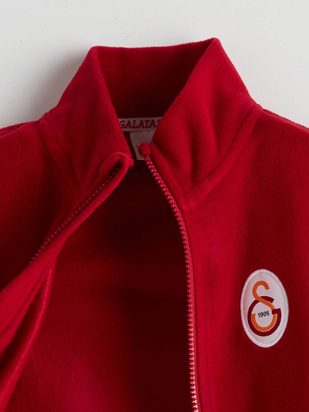 Funnel Neck Galatasaray Printed Polar Boys' Vest -W4GS77Z4-VAD
