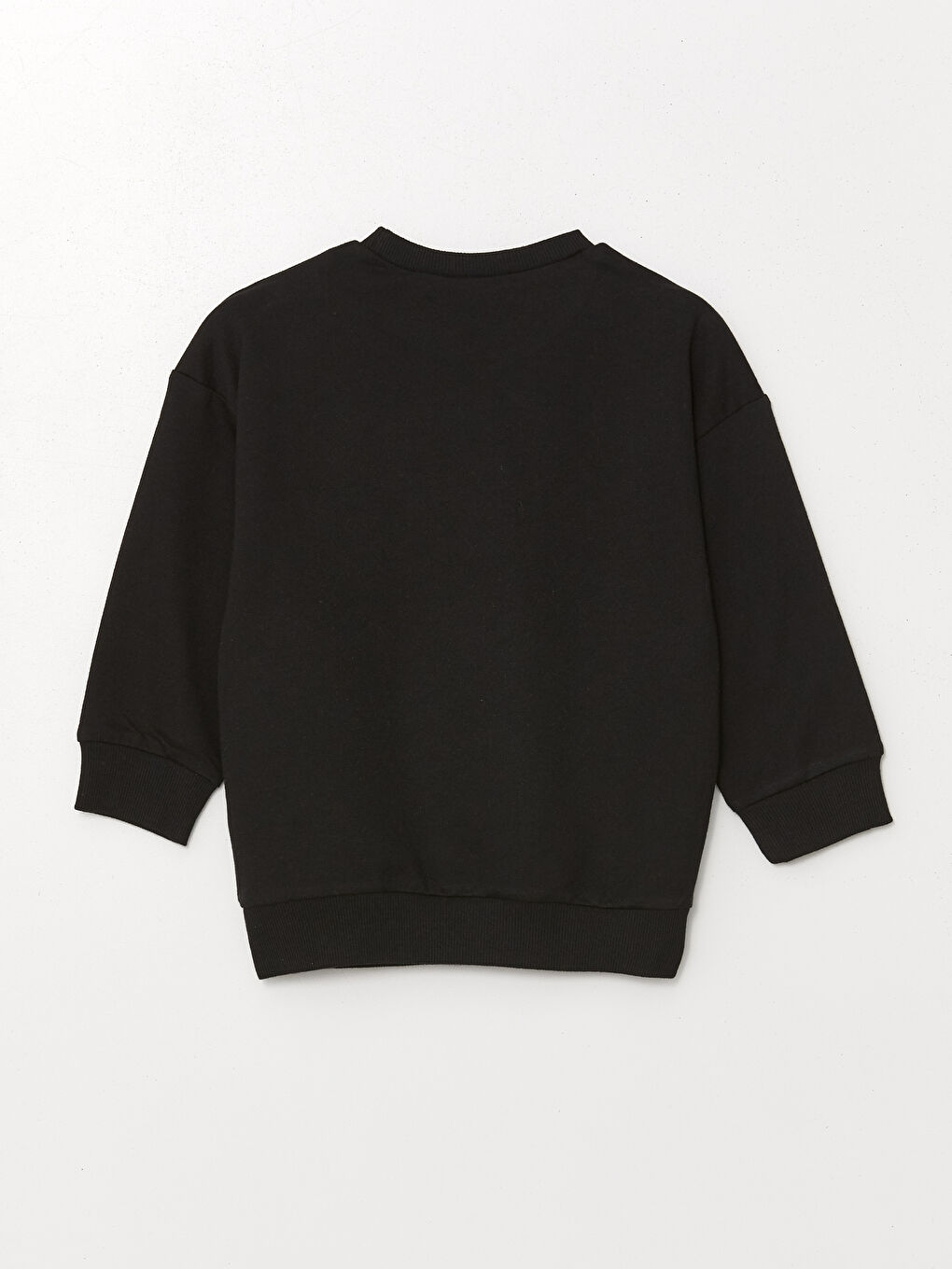 Siyah Bisiklet Yaka Uzun Kollu Spider-Man Baskılı Erkek Çocuk Sweatshirt-3